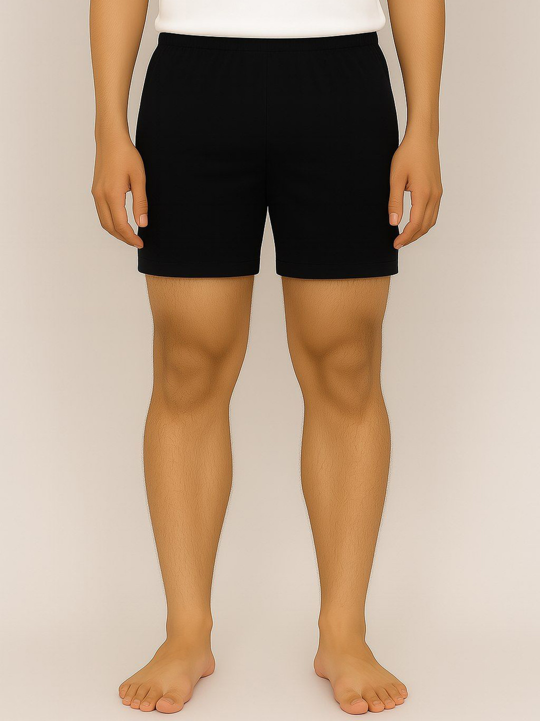HIRRUX Men Solid Dri-Fit Swim Bottom