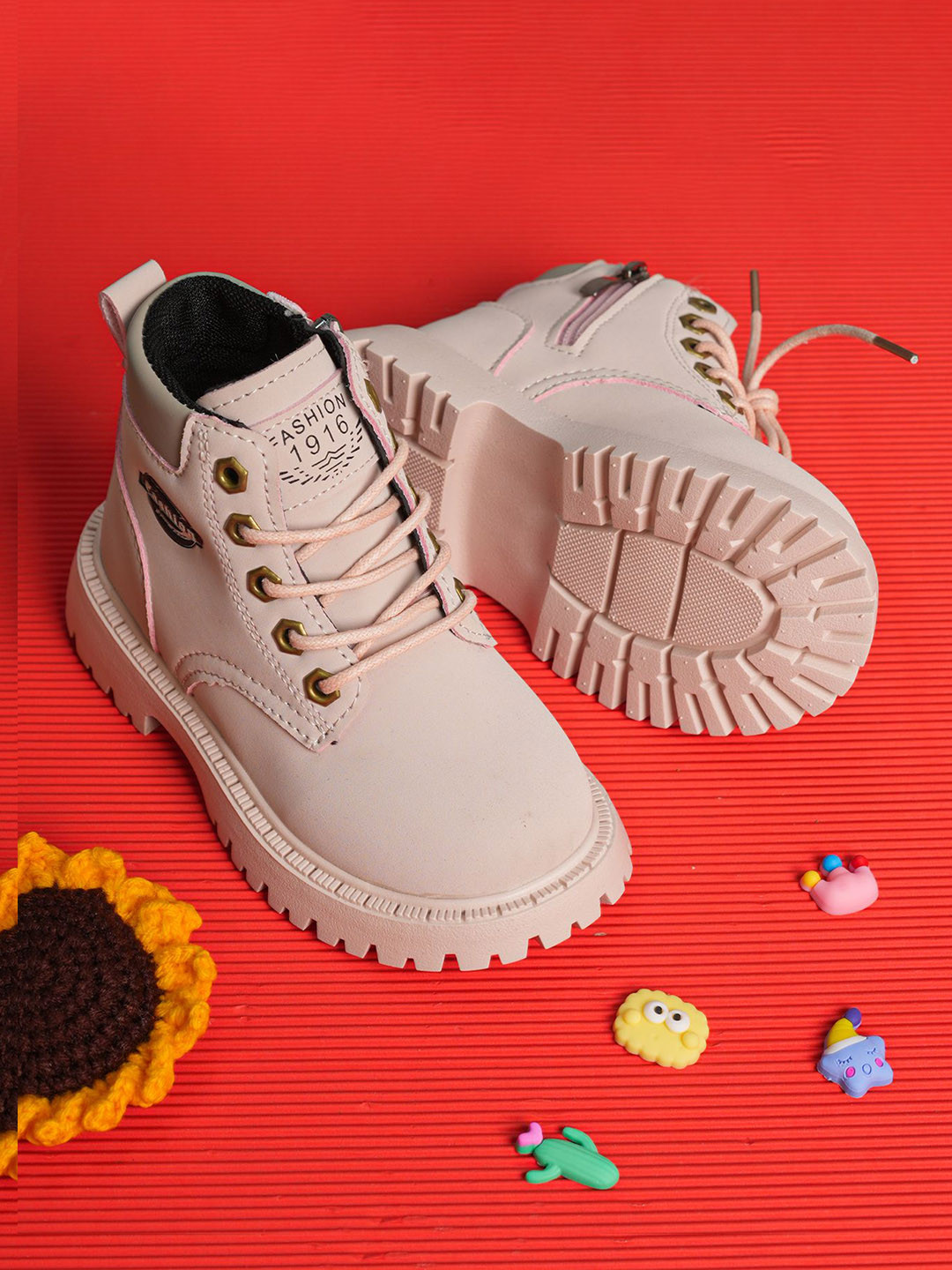 FEETWELL SHOES Girls High-Top Derbys