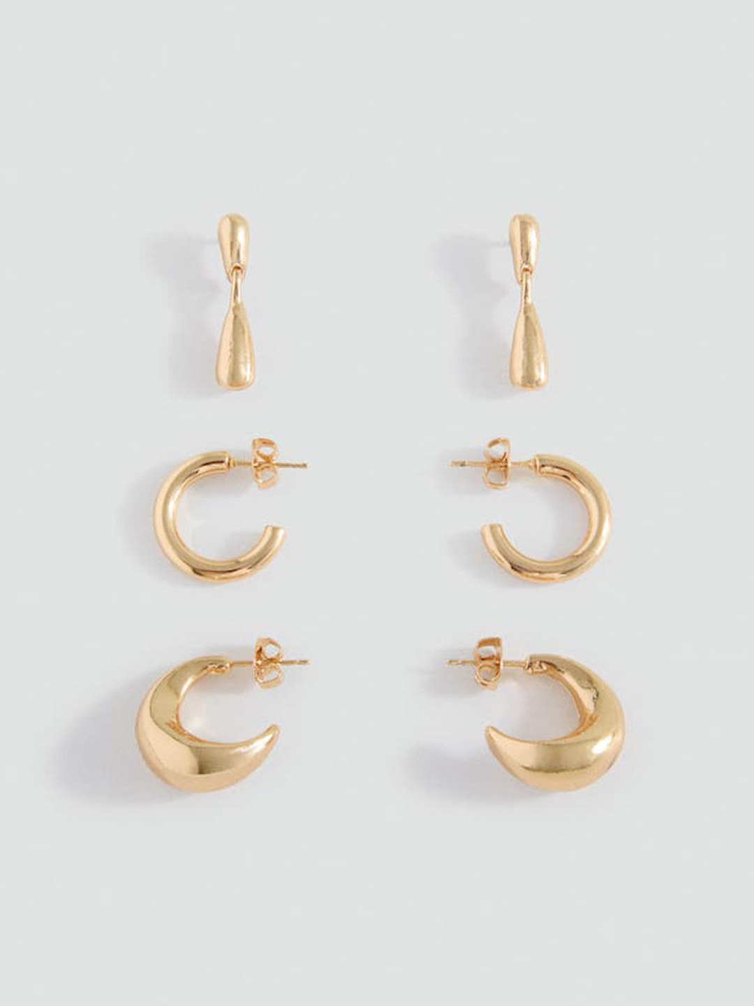 Mango Kids Girls Pack Of 3 Contemporary Earrings