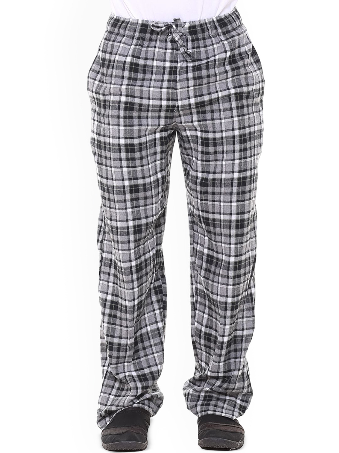 Twist99 Men Checked Cotton Plus Size Lounge Pant