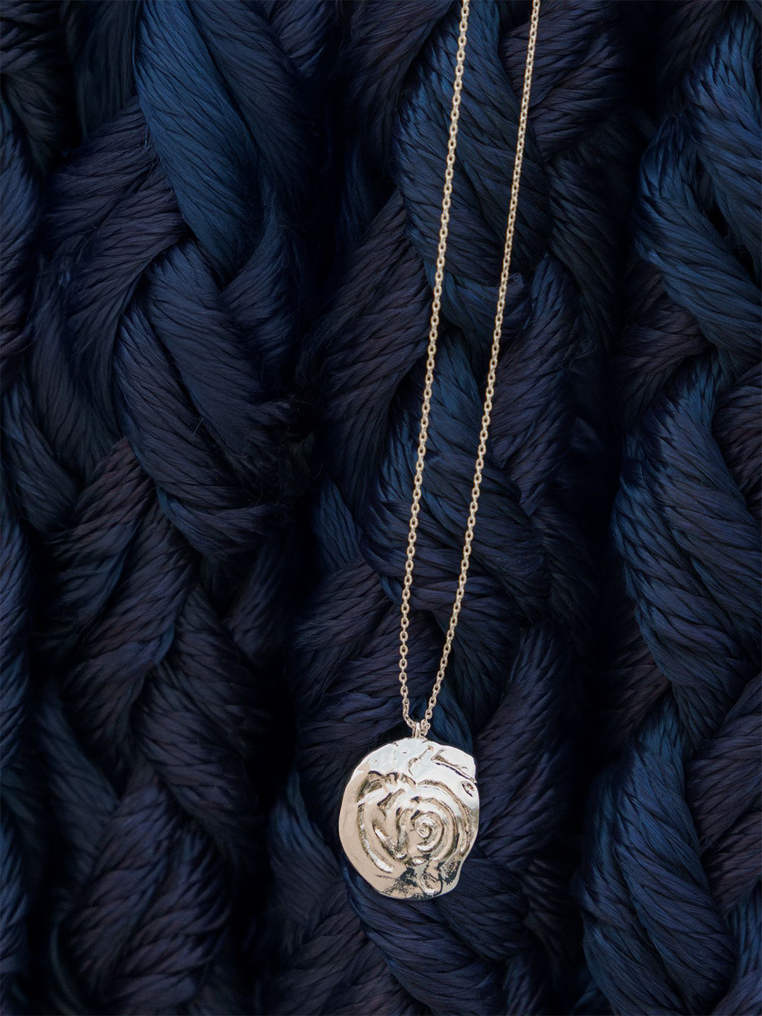 Accessorize Sterling Silver-Plated Spiral Shell Pendant Minimal Necklace