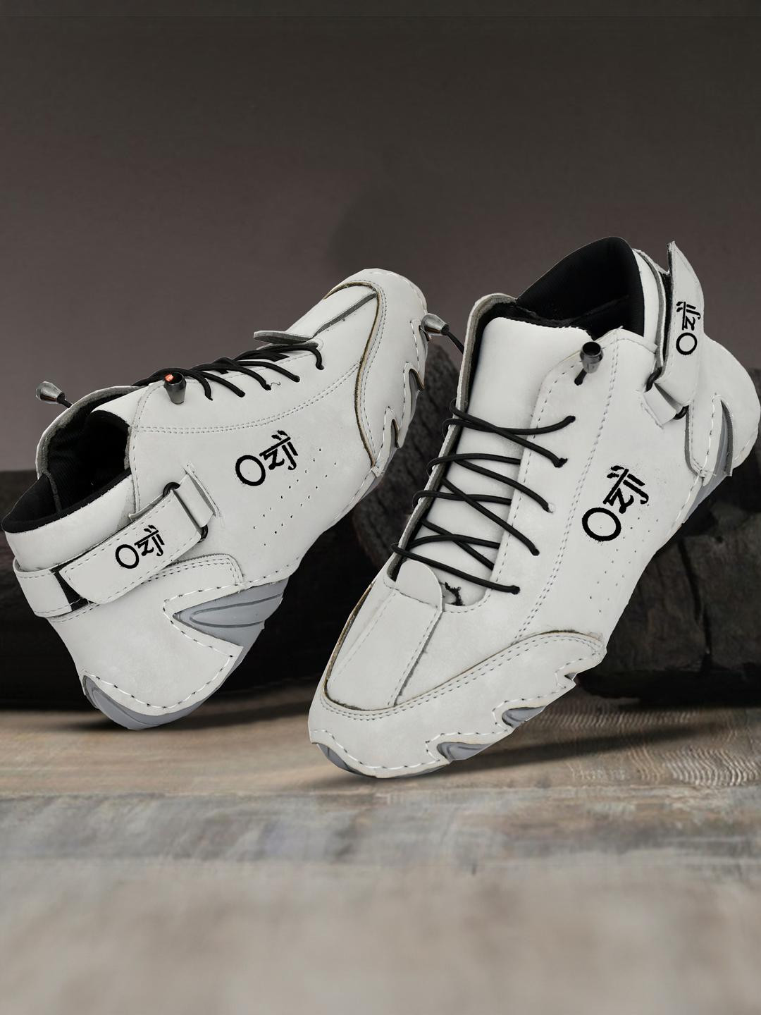 Kerzl Men Grey Synthetic Casual Shoes