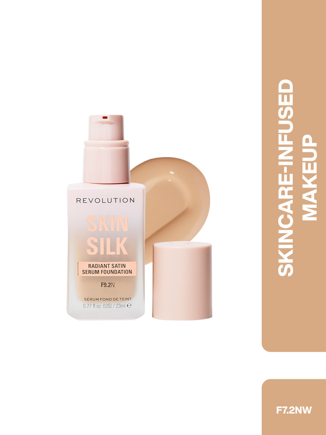Makeup Revolution London Skin Silk Radiant Satin Serum Foundation 23ml - F9.2N