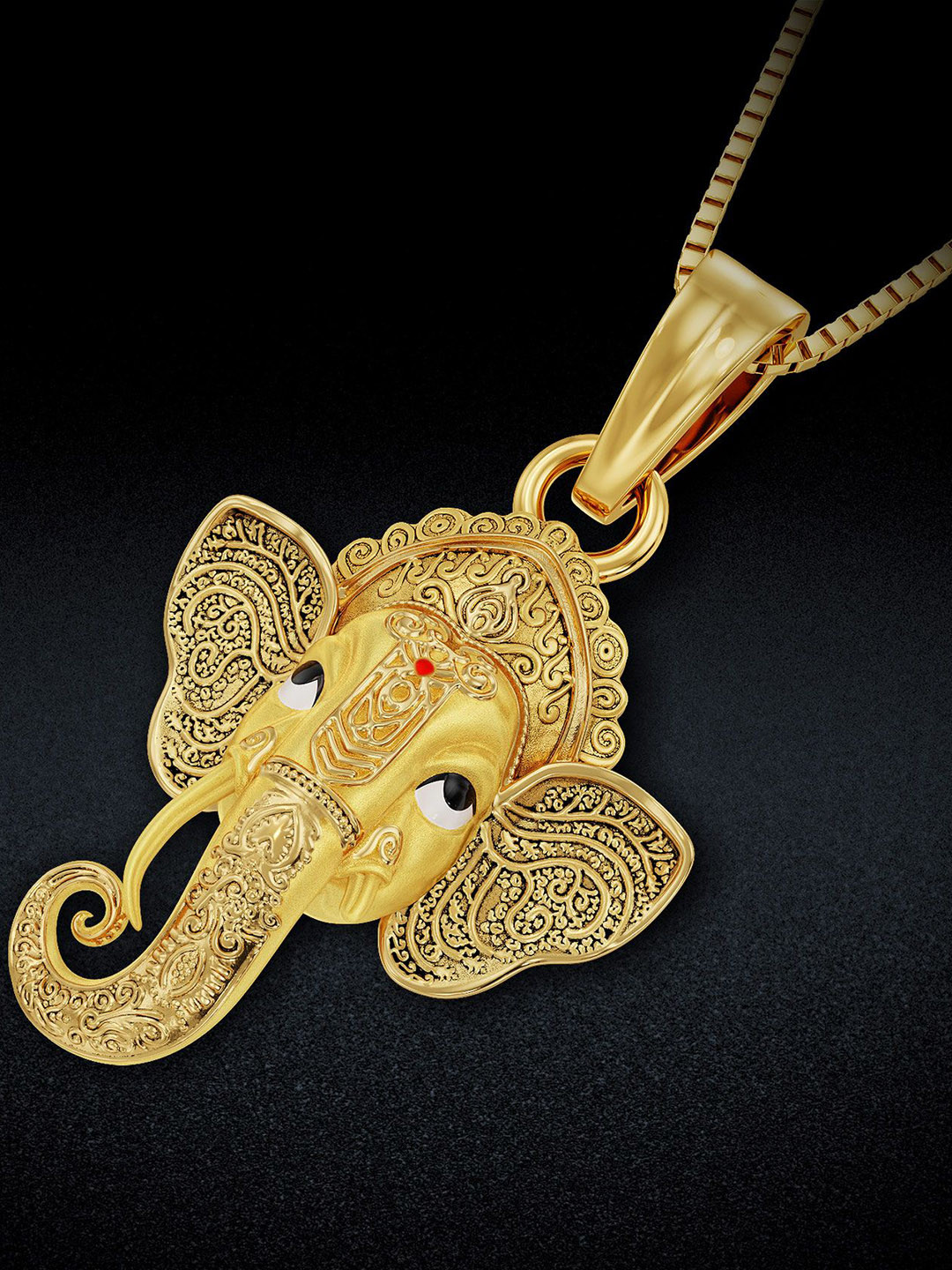 Joyalukkas Unisex 22KT Gold Lord Ganesh Pendant 3.166 g