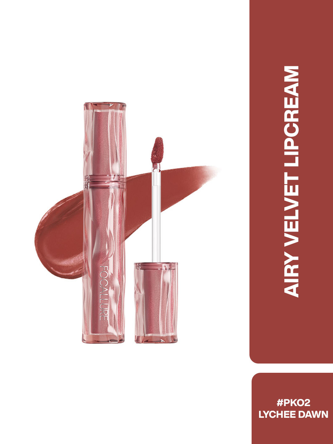 FOCALLURE Long Lasting Airy Velvet Lip Cream - 2 g - Shade PK02