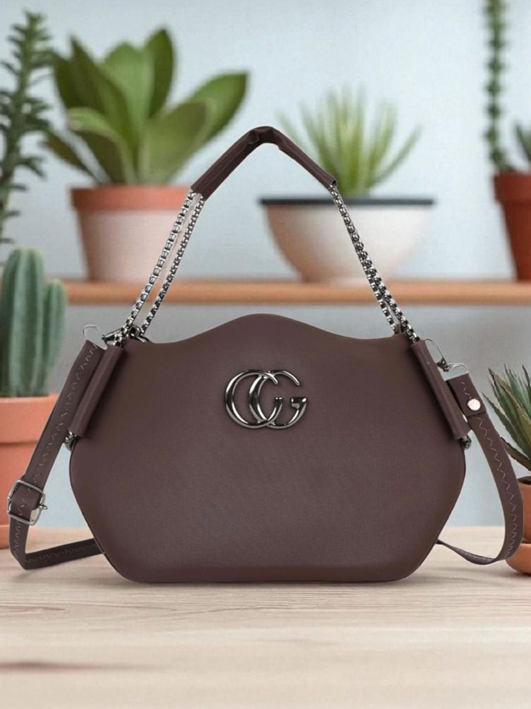 AAIFA Women Solid Crossbody Sling Bag