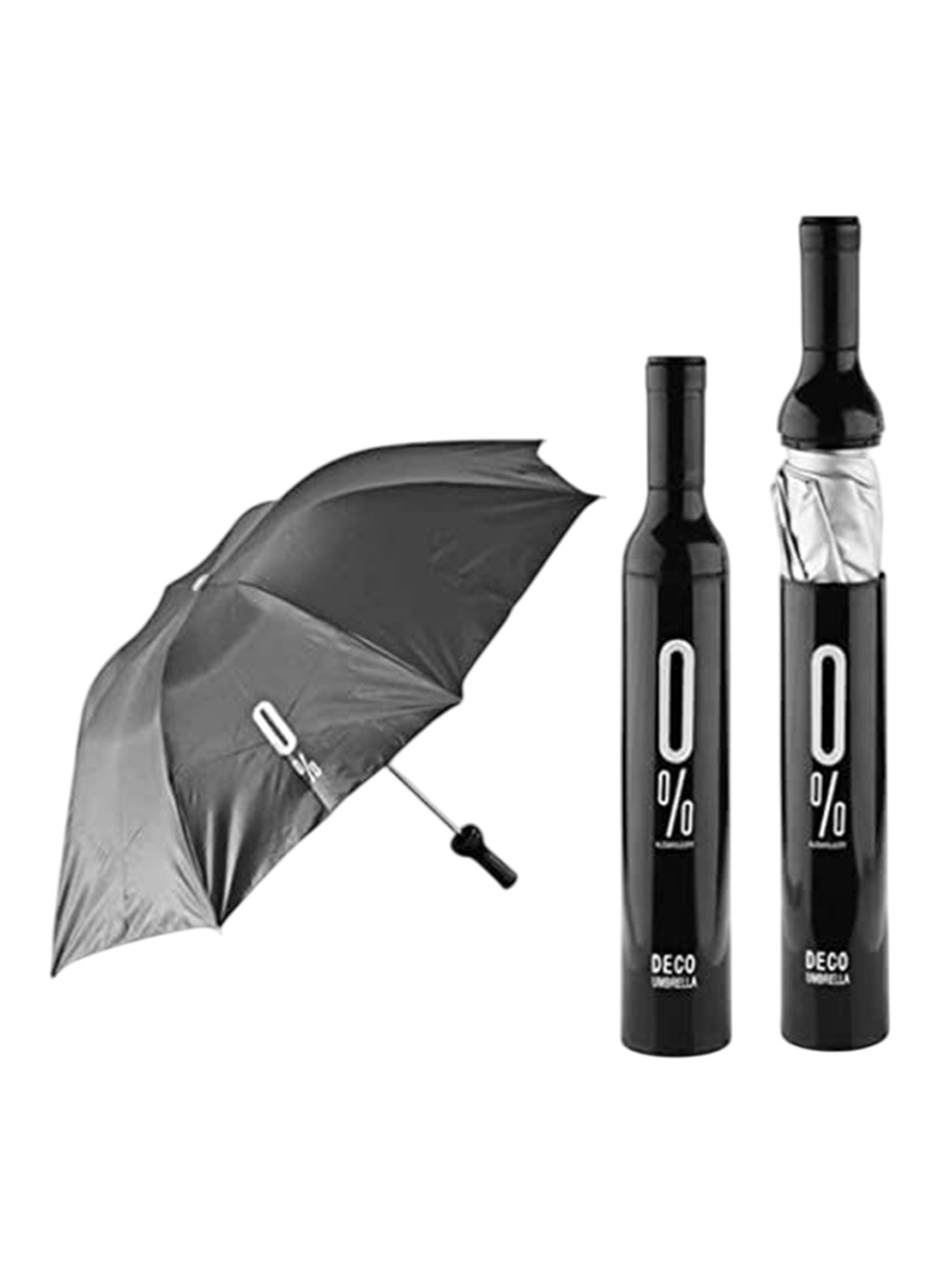 AUGEN Manual 3 Fold Umbrellas With Bottle