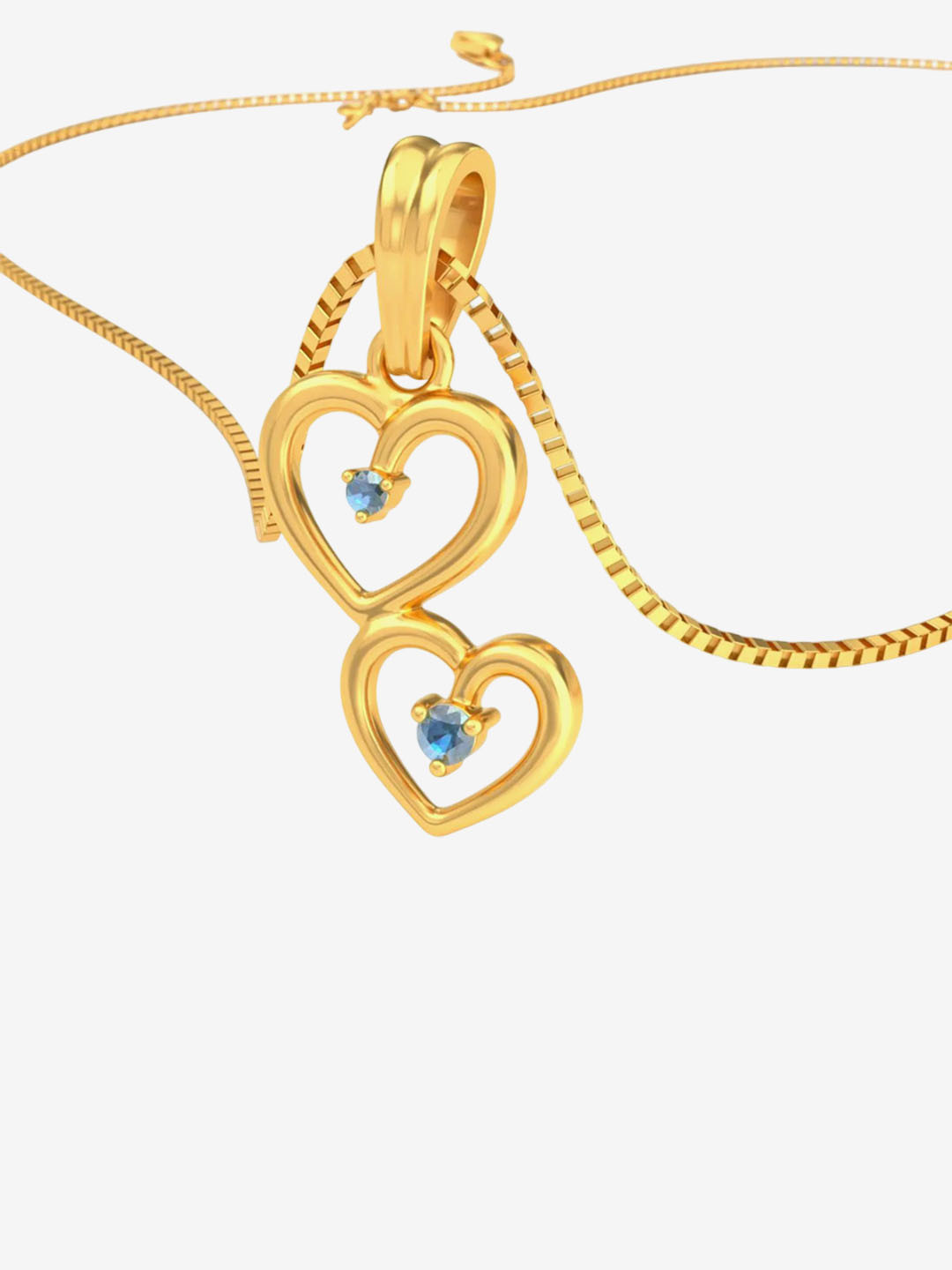 Joyalukkas 22KT Gold Heart Pendant - 1.408 g