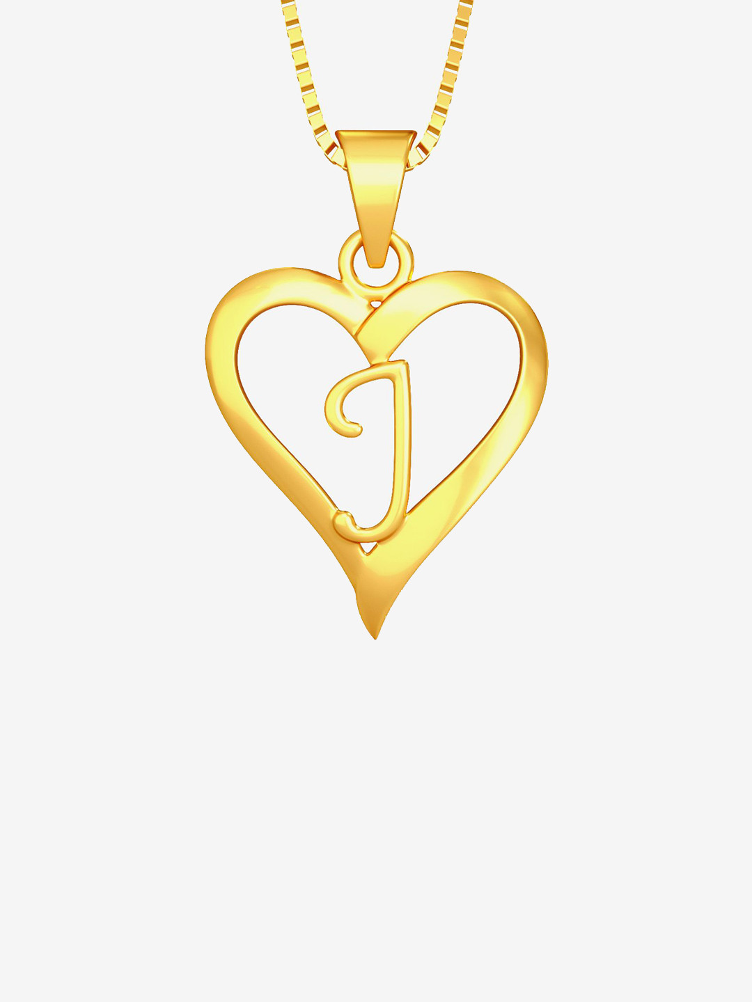 Joyalukkas Women 22KT Gold Alphabet Pendant - 1.841 g
