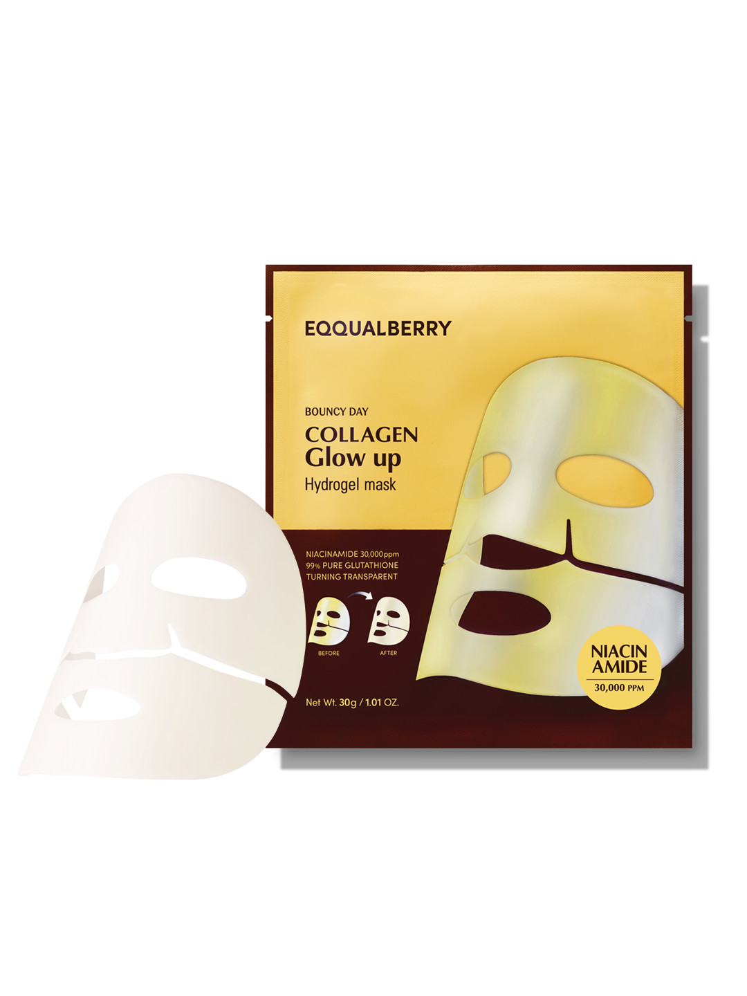 Eqqualberry Collagen Glow Up Hydrogel Mask 30g