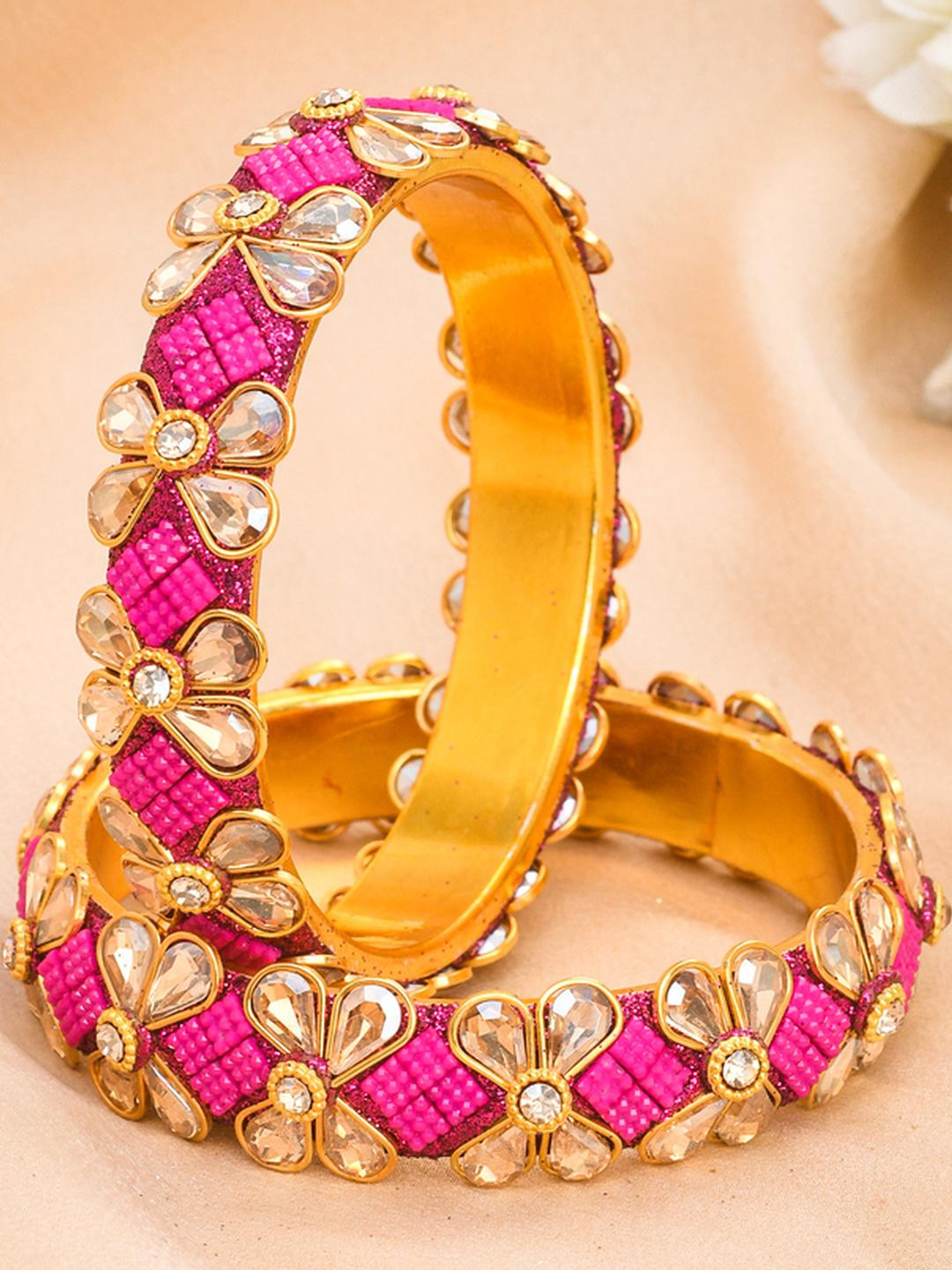 ShiyaShree   Multi Alloy American Diamond Bangles