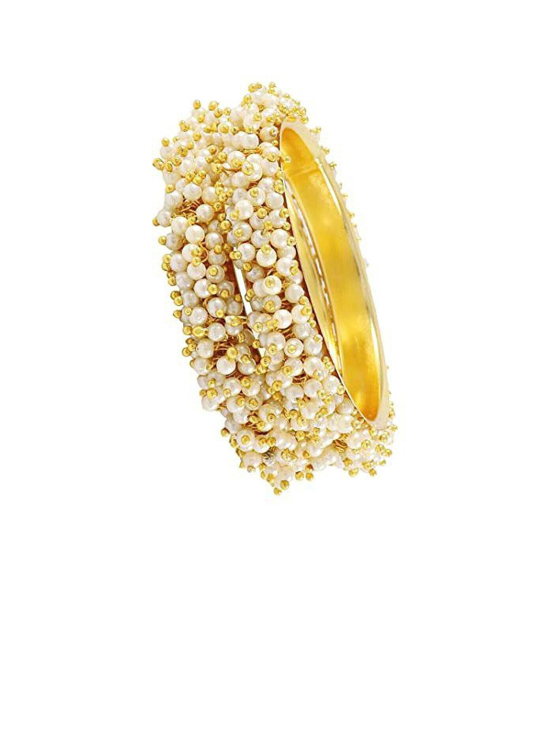 Shinemore Women Set Of 2 Ethnic Beaded Bangles