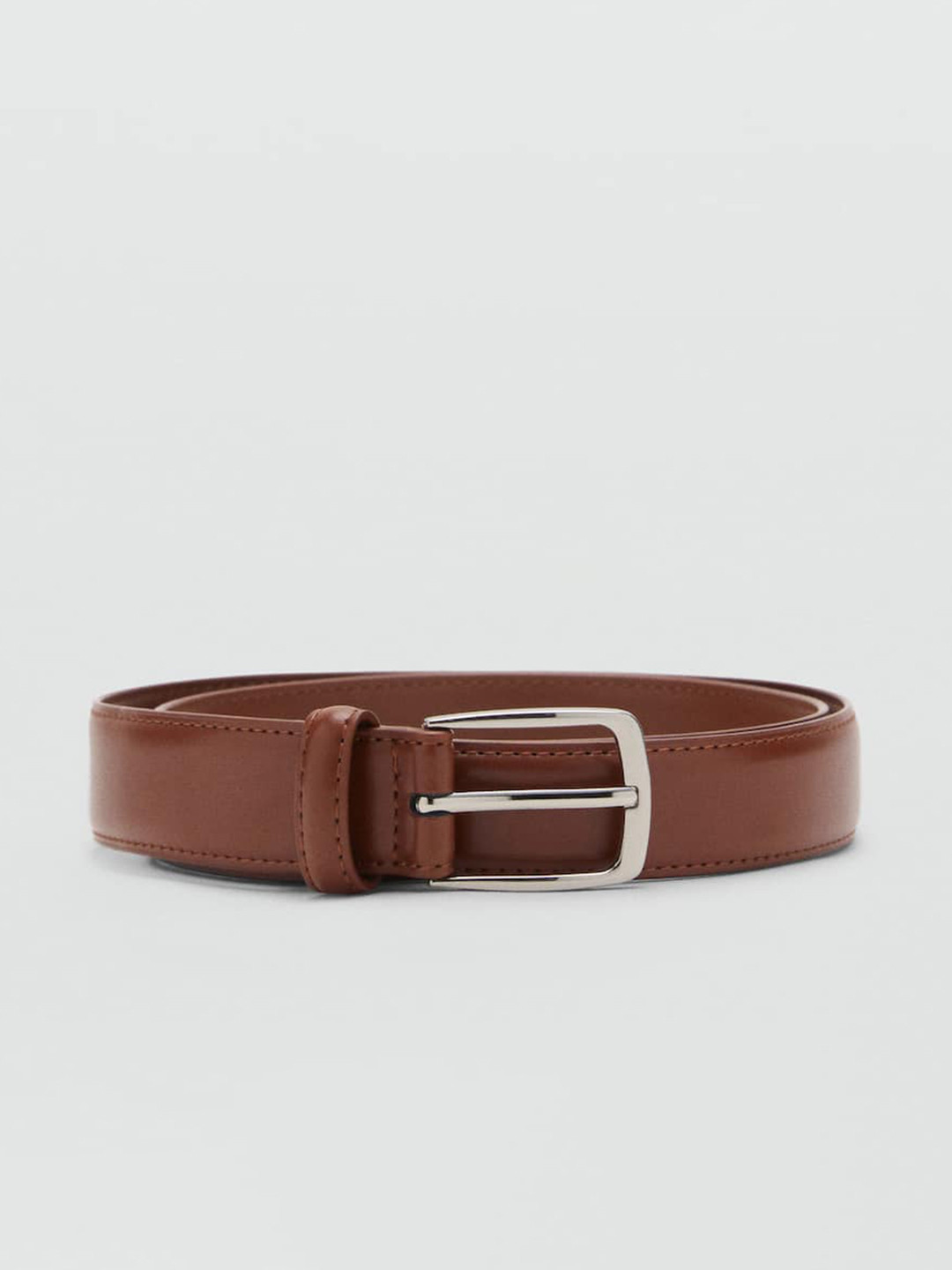MANGO MAN Leather Belt