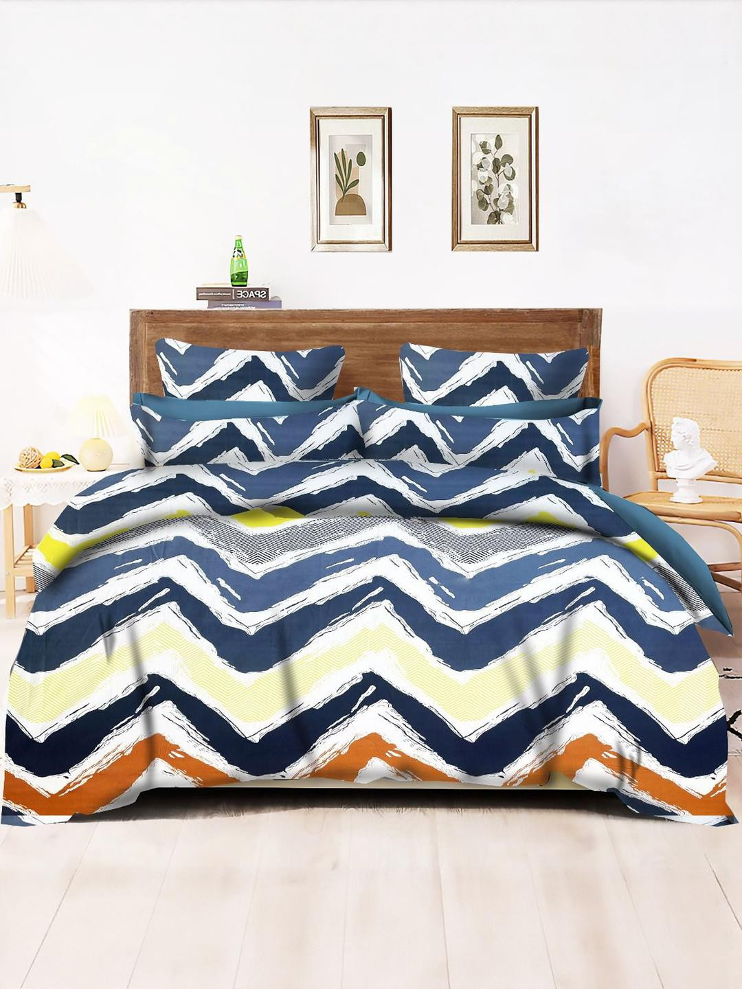 WELLNEST Microfiber Fitted King Bedsheets