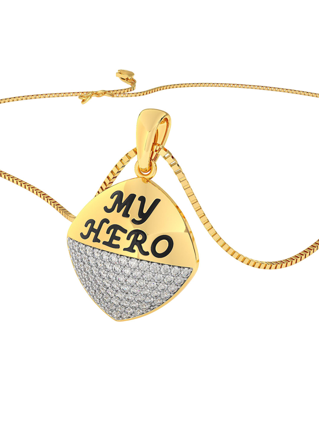 Joyalukkas Unisex 22KT Gold Hero Pendant 2.423 gm