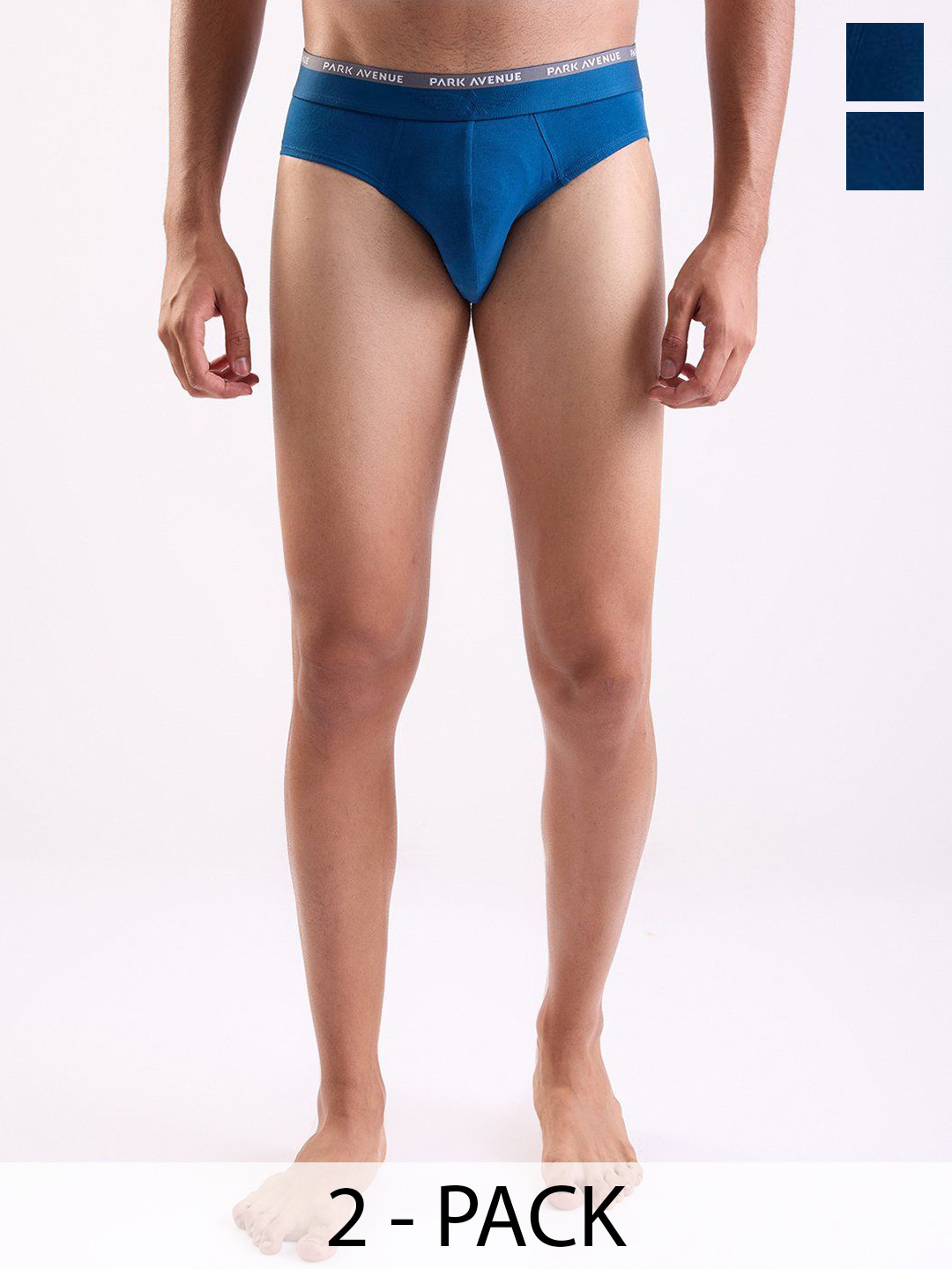 Park Avenue Men Pack Of 2 Mid-Rise Basic Briefs PZRX00280-B7
