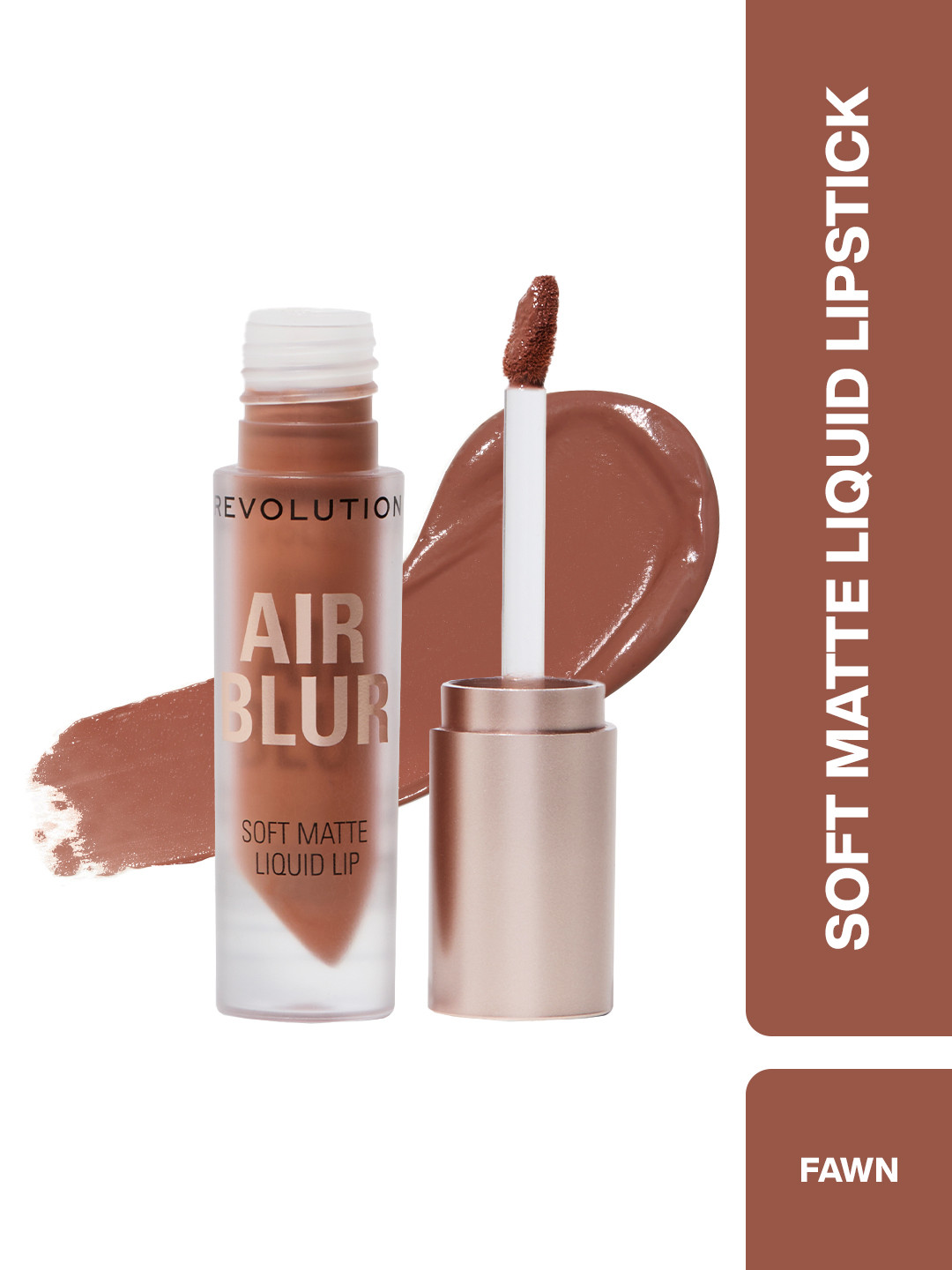 Makeup Revolution London Air Blur Soft Matte Long Lasting Liquid Lipstick 3.5 ml - Fawn