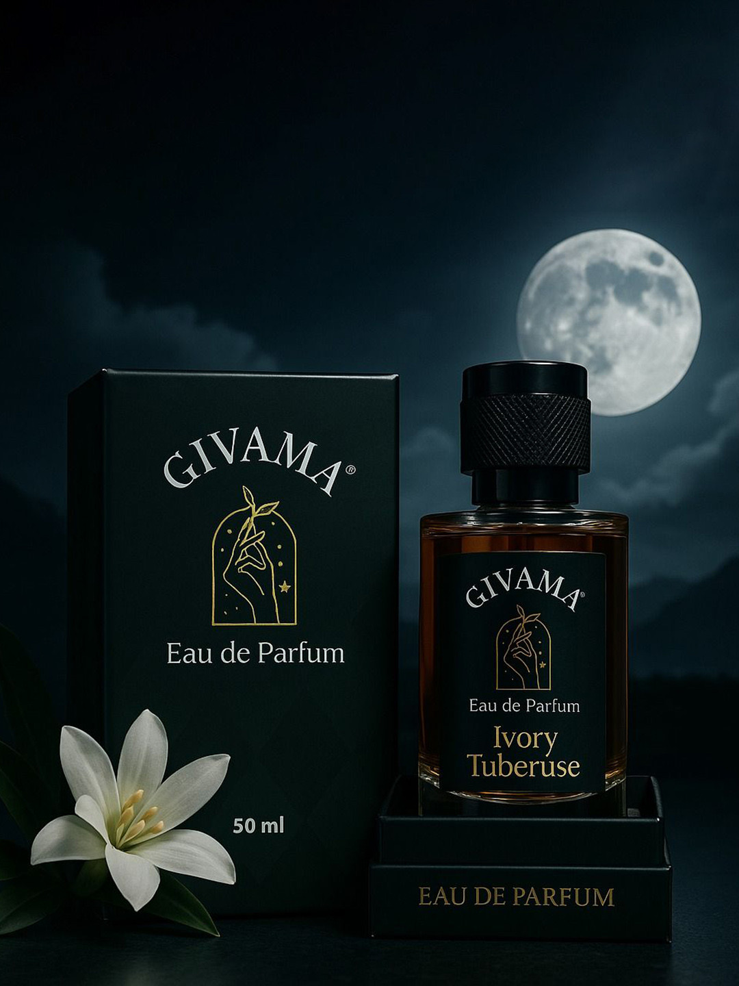 Givama Ivory Tuberuse Long Lasting Eau De Parfume - 50 ml