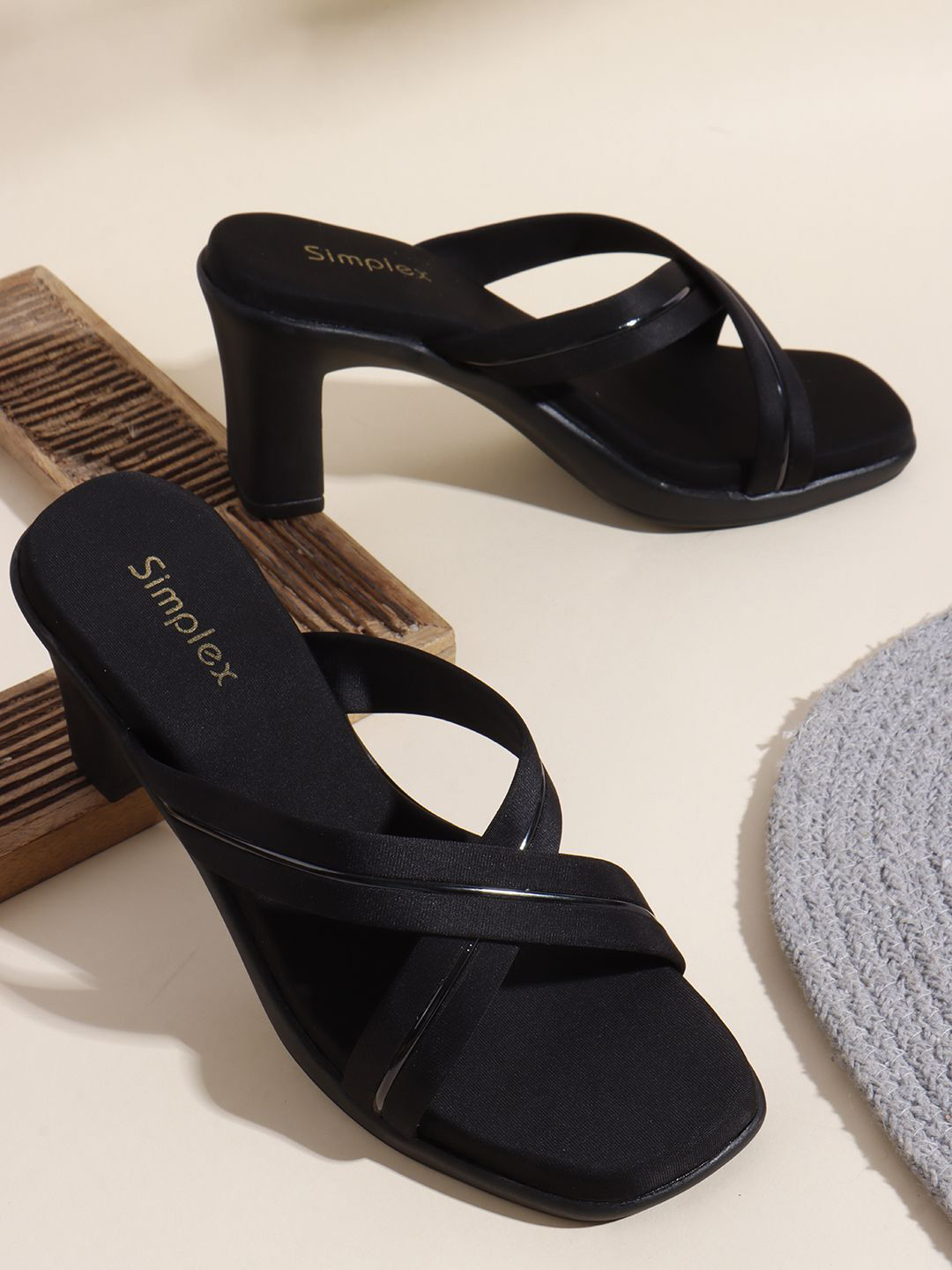 Simplex Footwear Square Toe Block Heel