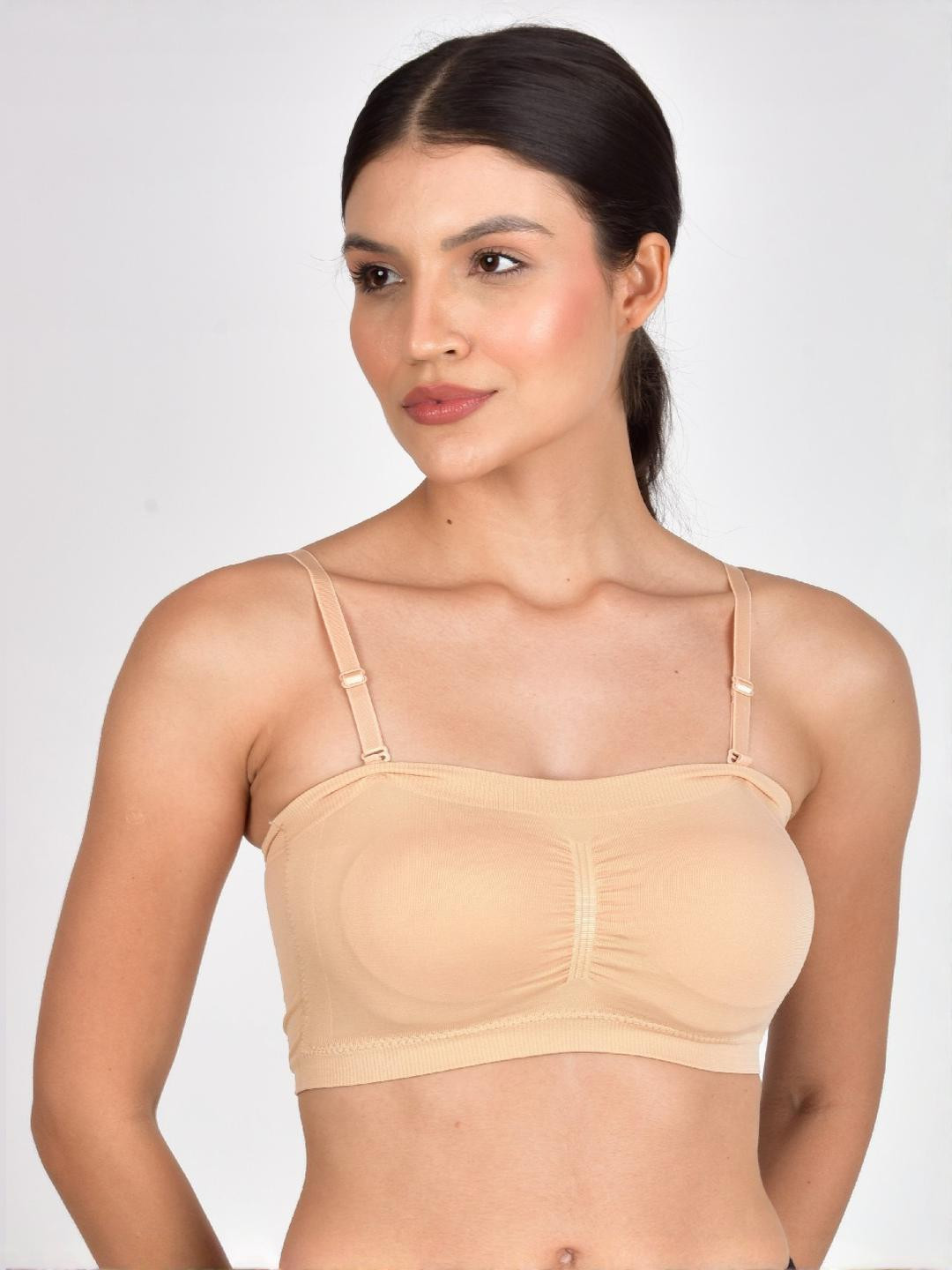 PIFTIF Bandeau Bra Full Coverage Lightly Padded
