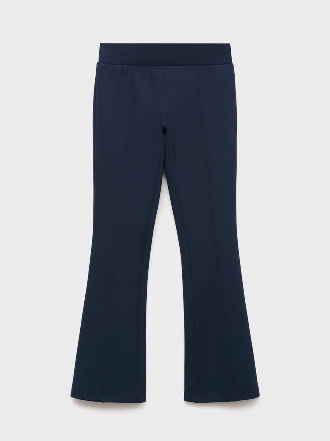 Mango Kids Girls Mid-Rise Flared Leggings