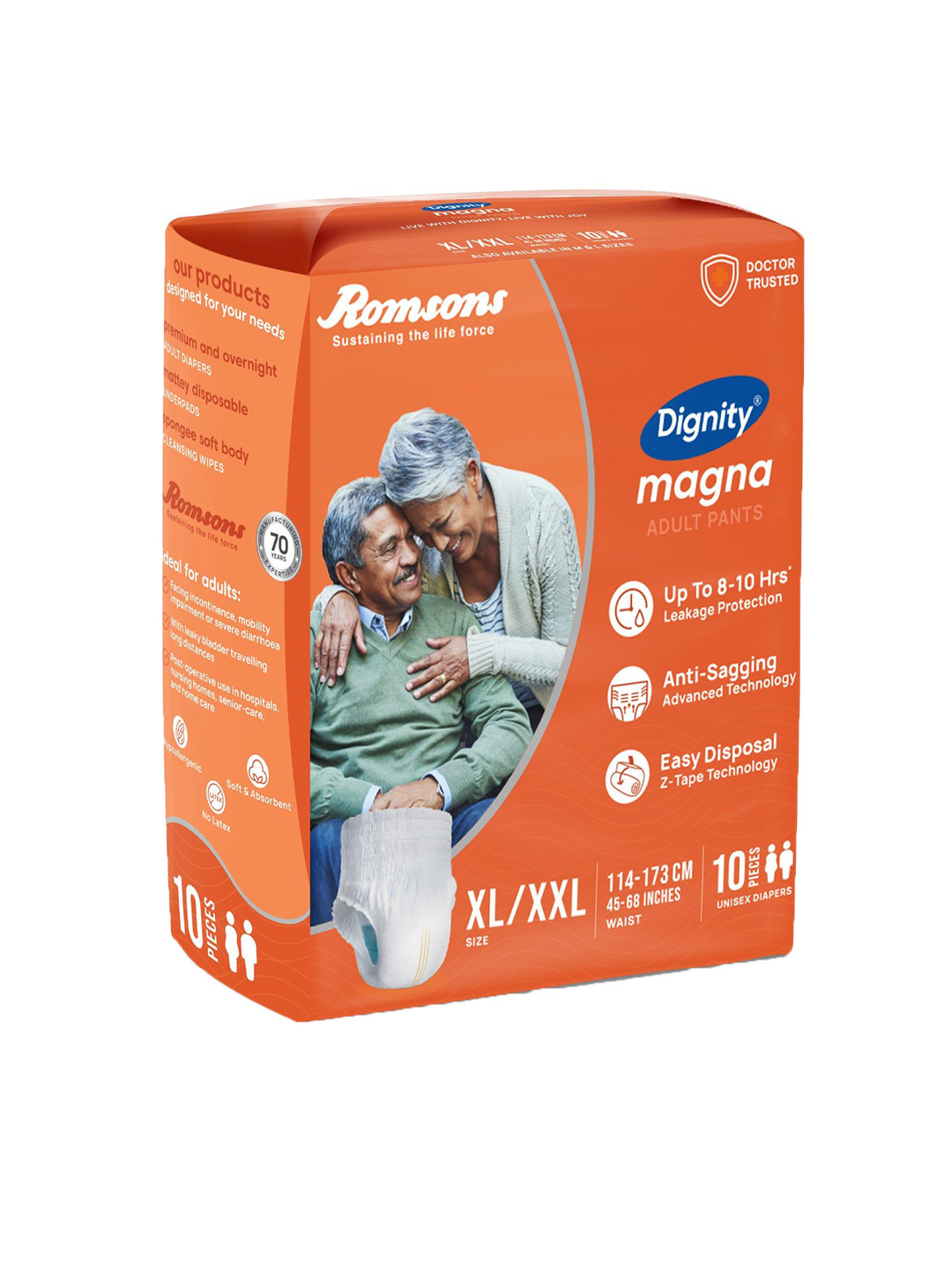 Dignity Magna Pant Style Adult Diapers -XL/XXL - 10-Pcs
