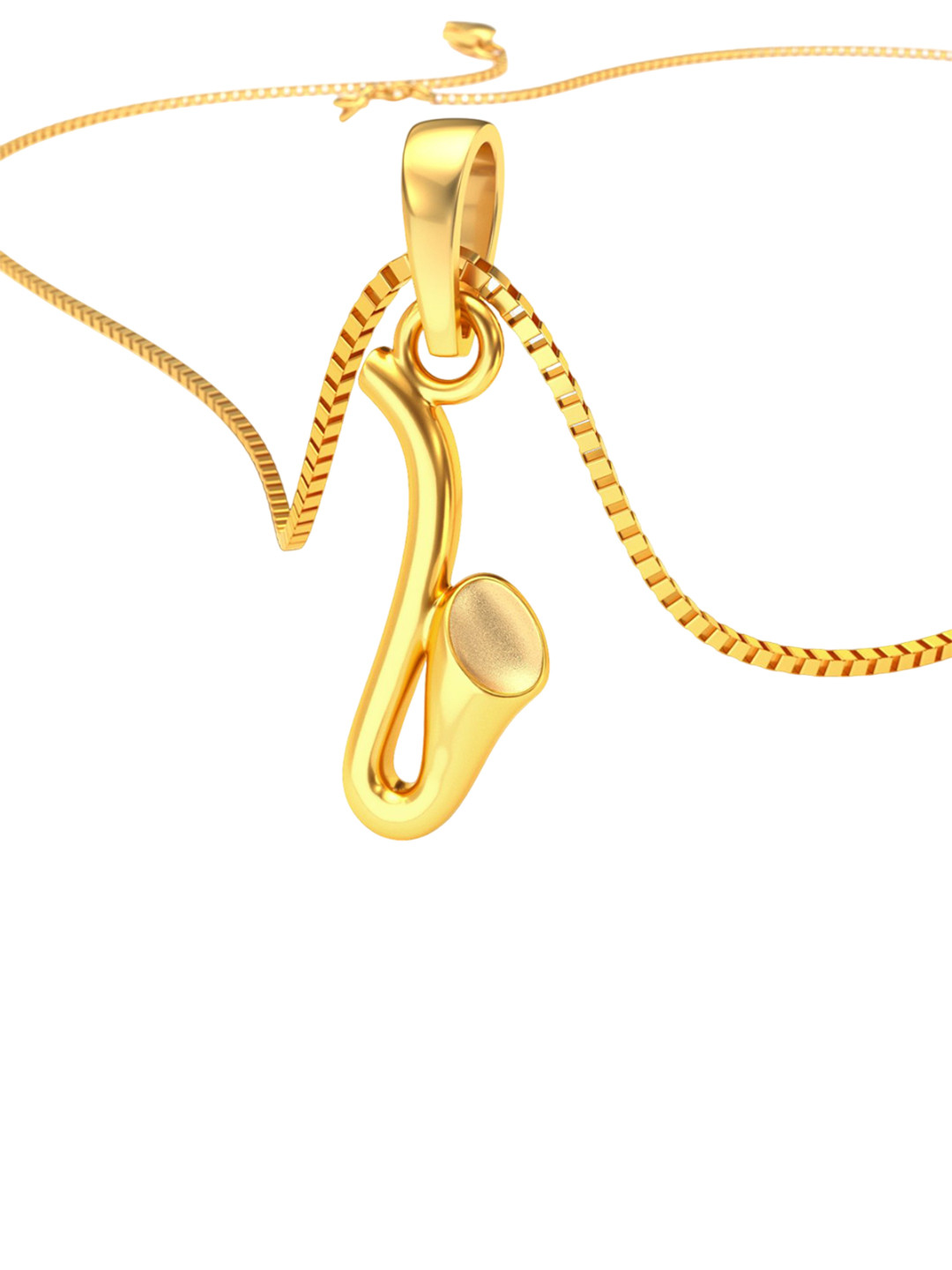 Joyalukkas 22KT Gold Saxophone Locket - 1.302 g