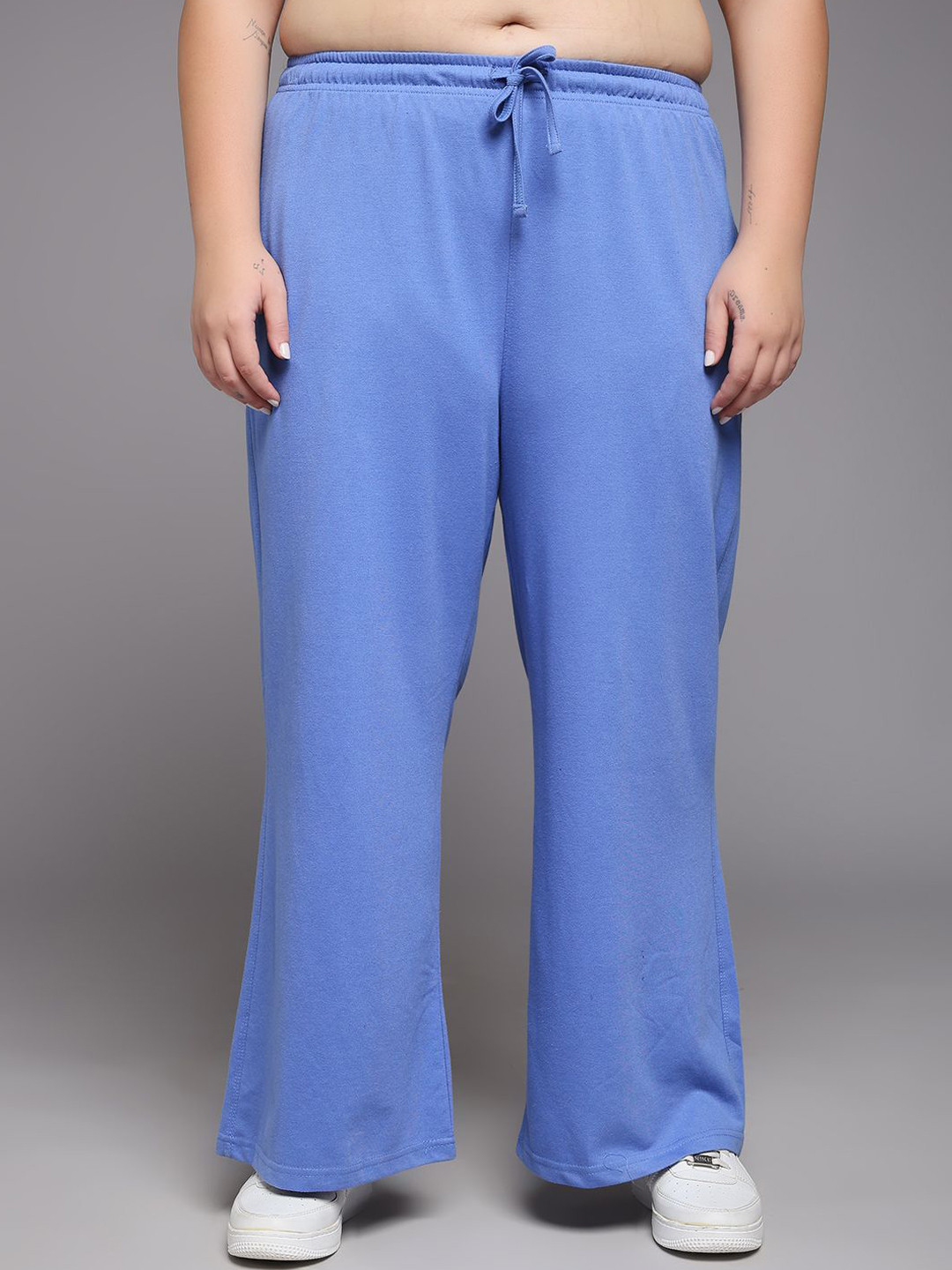 MKH Women Wed Leg-Fit Mid-Rise Track Pants