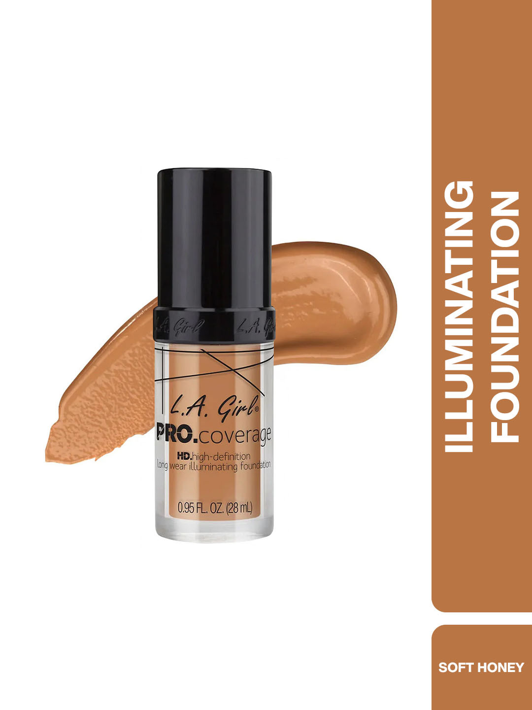 L.A Girl Soft Honey Pro Coverage HD Long Wear Illuminating Foundation GLM648