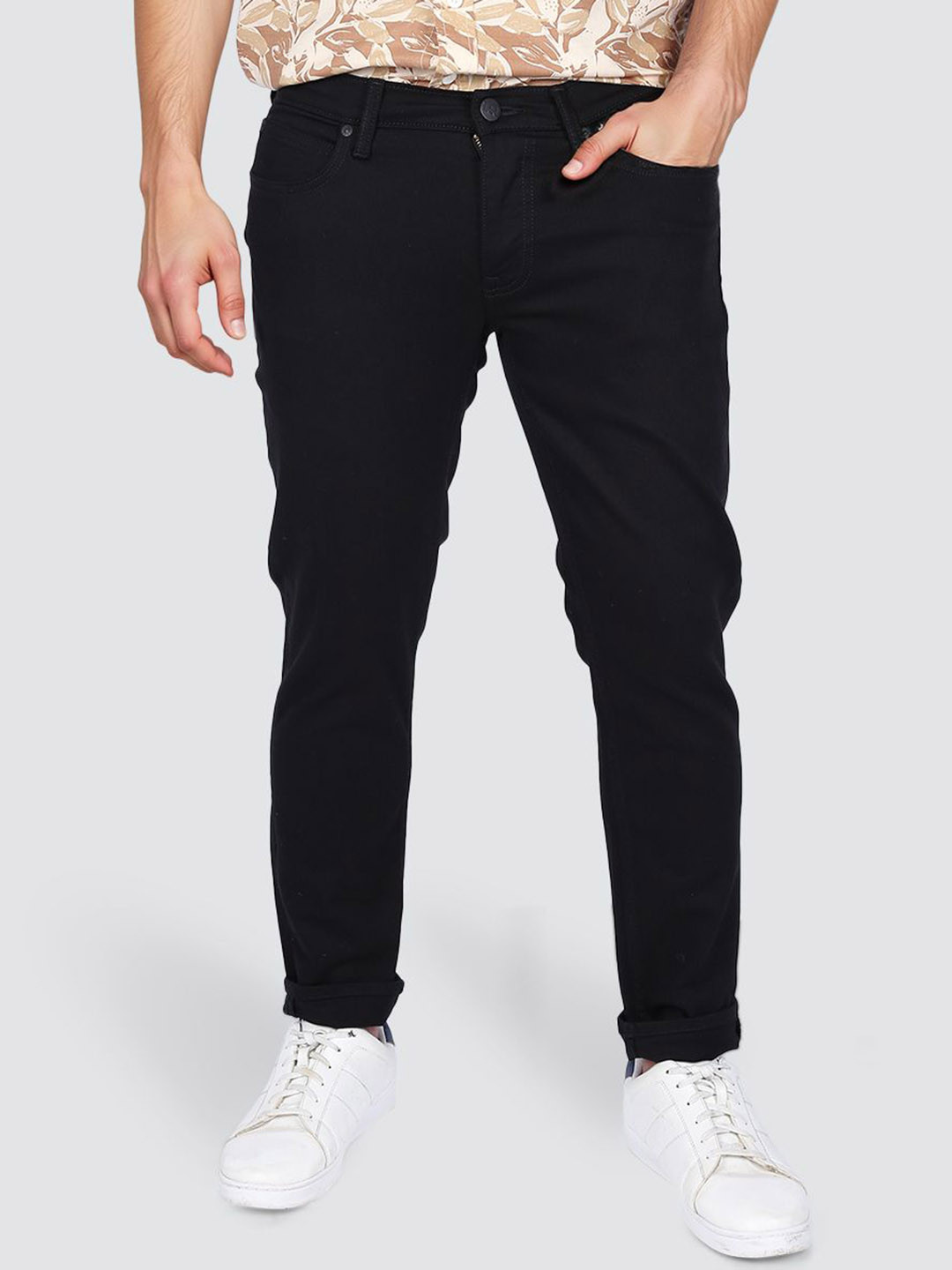 Lee Men Modern Skinny Fit Mid-Rise Stretchable Jeans