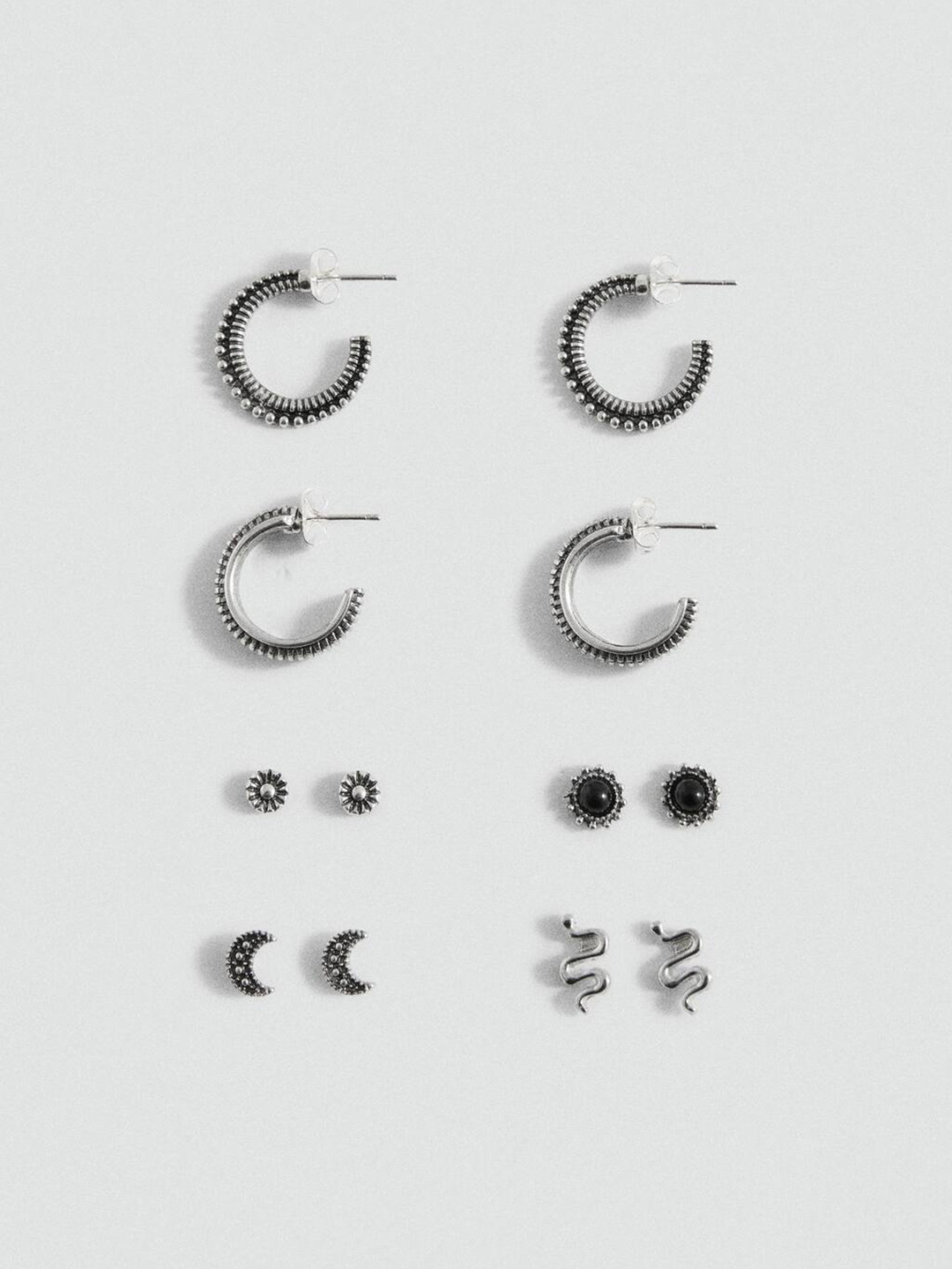 MANGO Teen Girls Contemporary Hoop Earrings