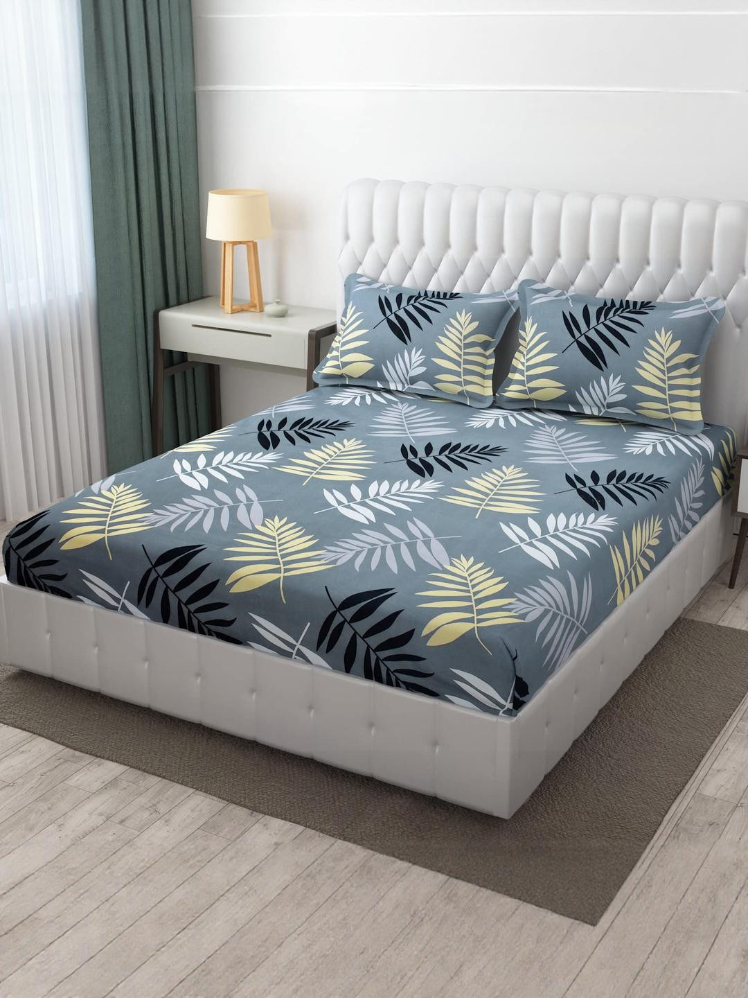 WELLNEST Microfiber Fitted King Bedsheets