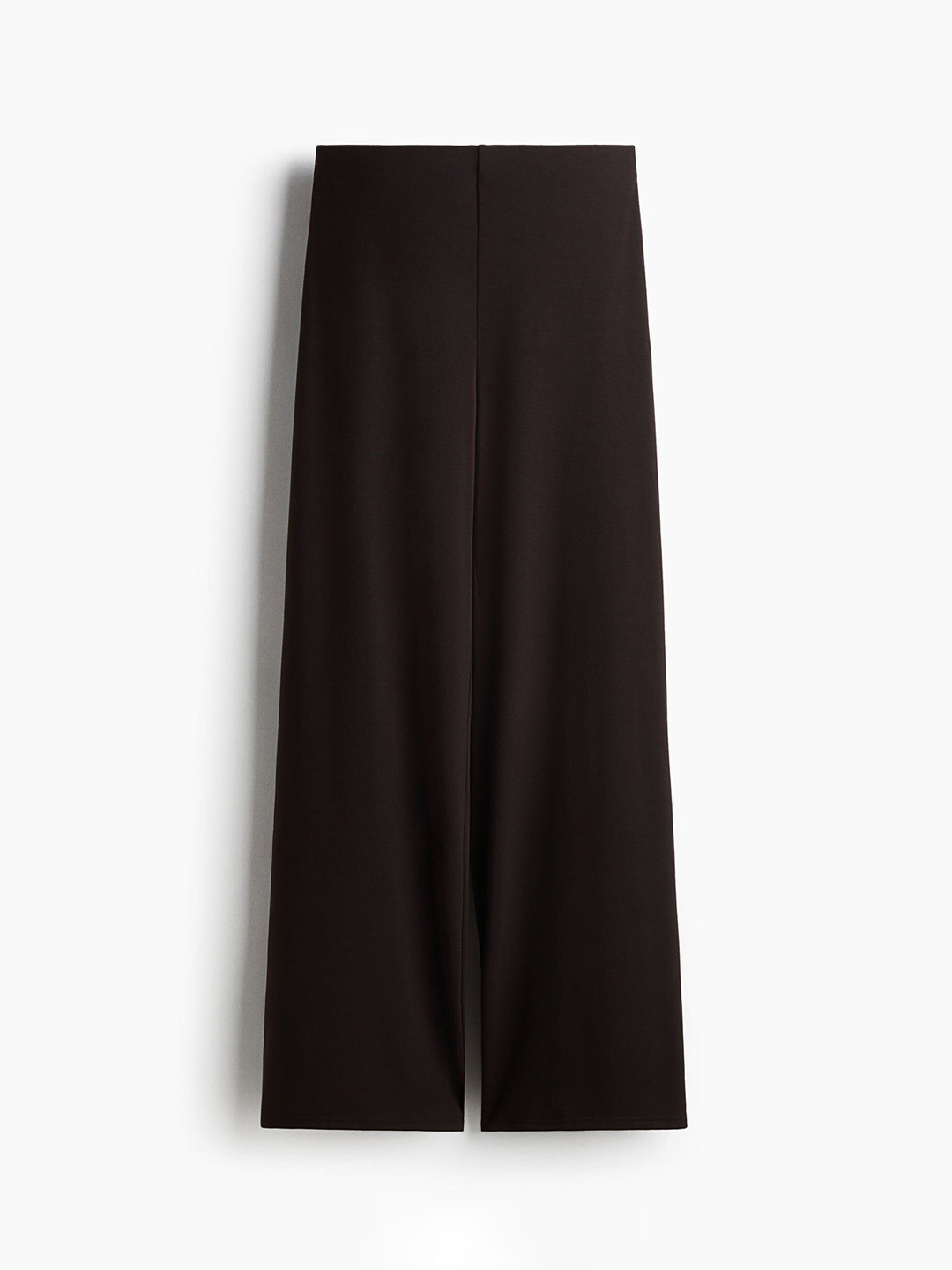 H&M Women Wide Leg High-Rise Jersey Trousers