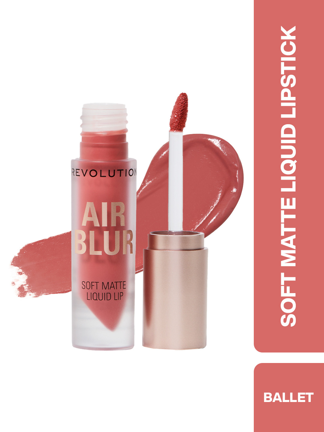 Makeup Revolution London Air Blur Soft Matte Long Lasting Liquid Lipstick 3.5 ml - Ballet
