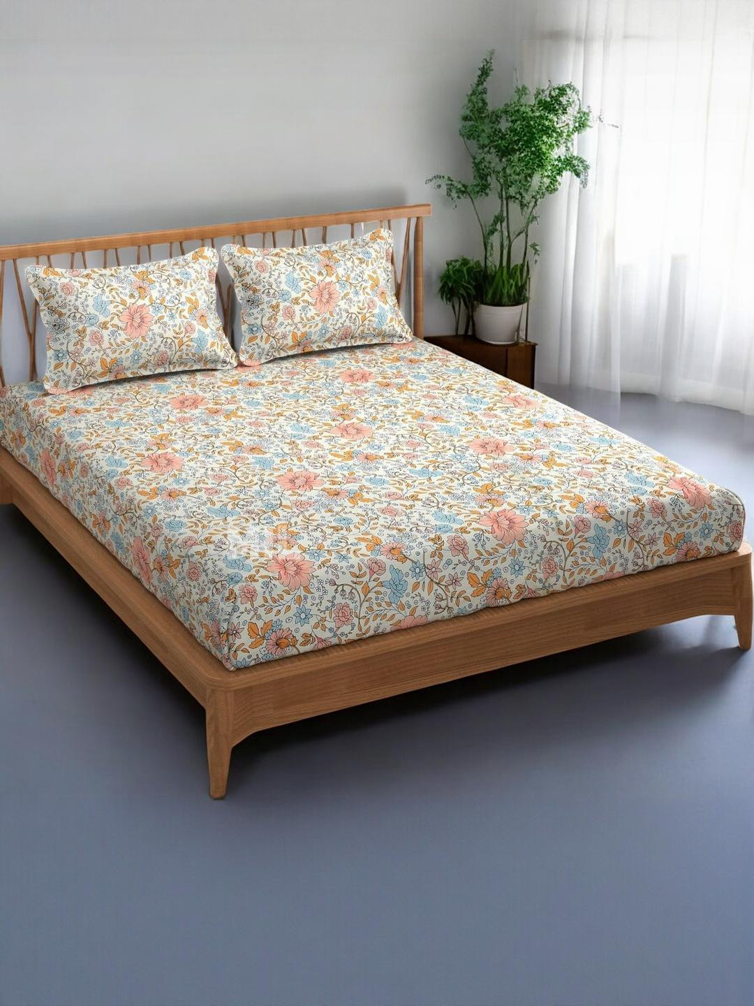WELLNEST Microfiber Fitted King Bedsheets