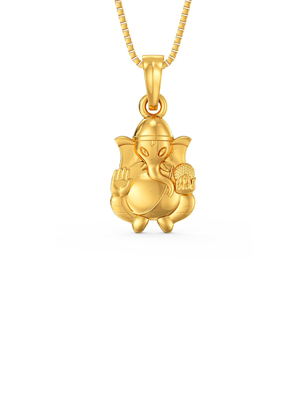 Joyalukkas Men 22KT Gold Shree Ganesh Pendant 2.2 g