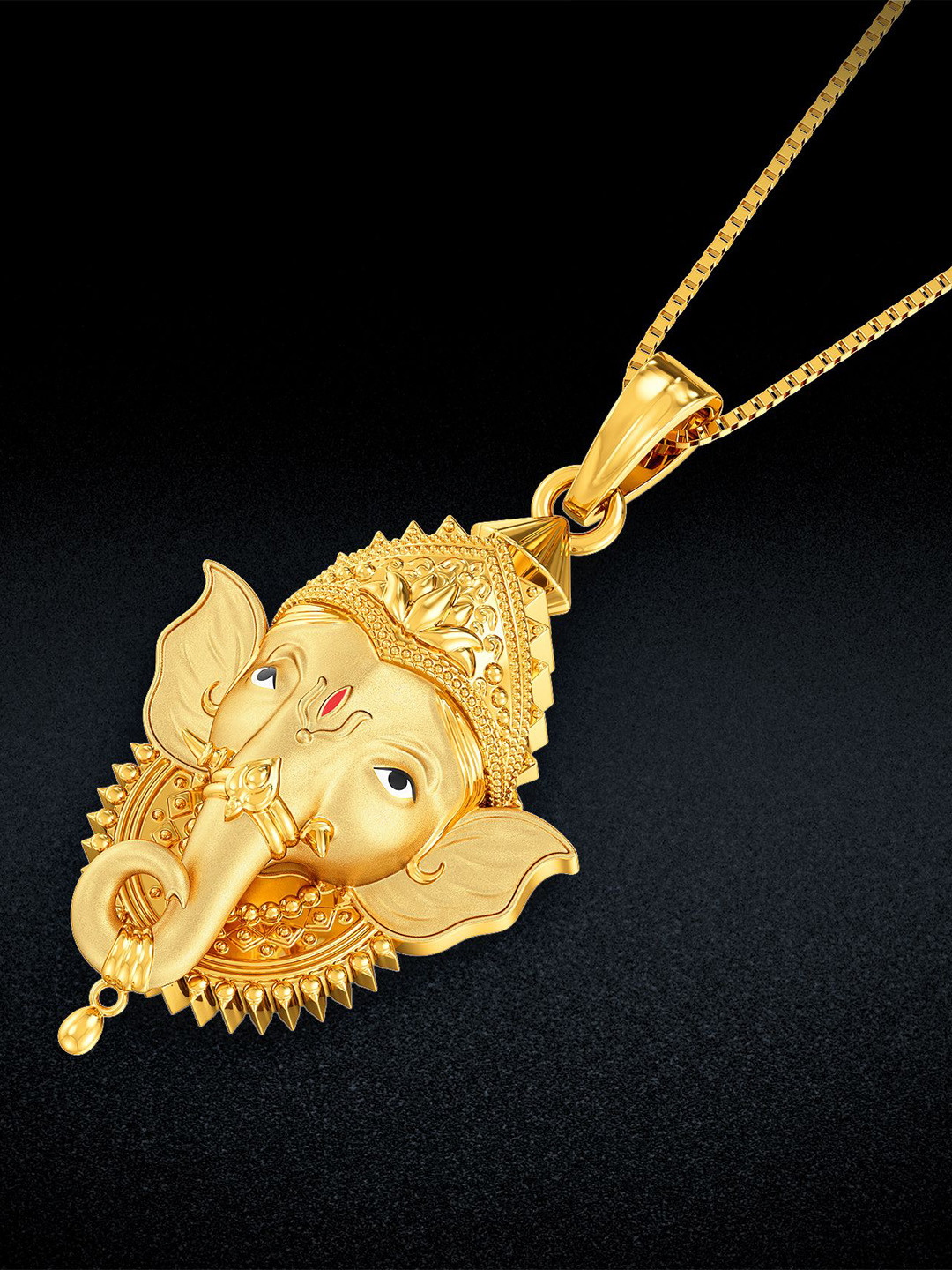 Joyalukkas Unisex 22KT Gold Lord Ganesh Pendant - 7.314 g