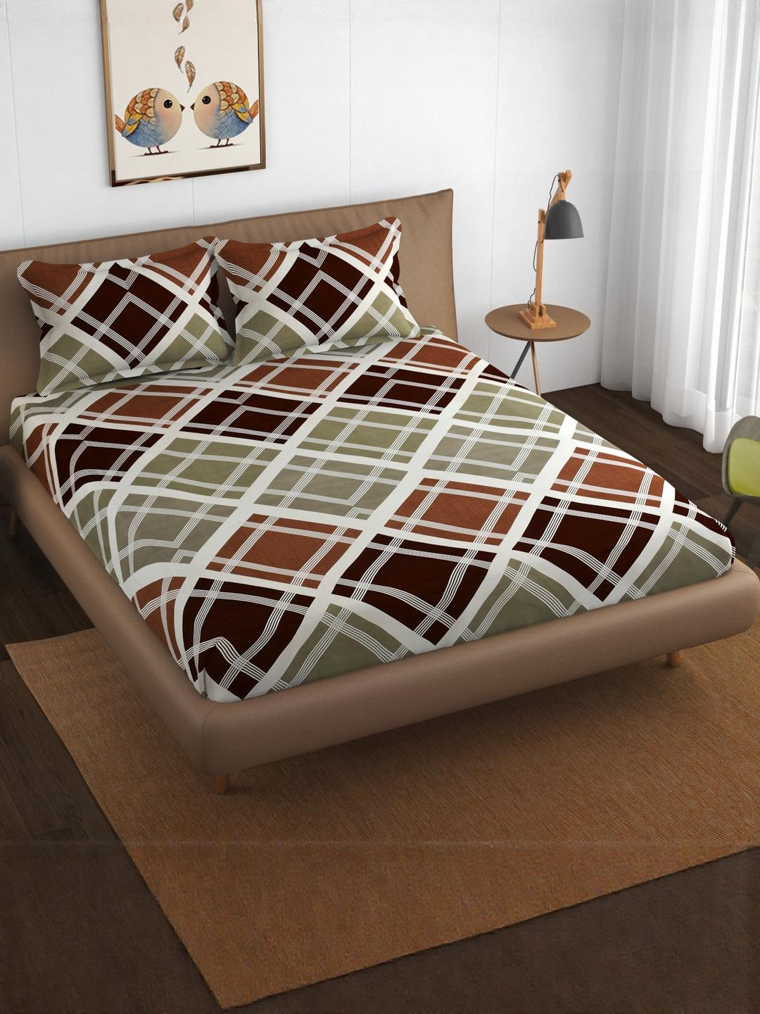 WELLNEST Microfiber Fitted King Bedsheets
