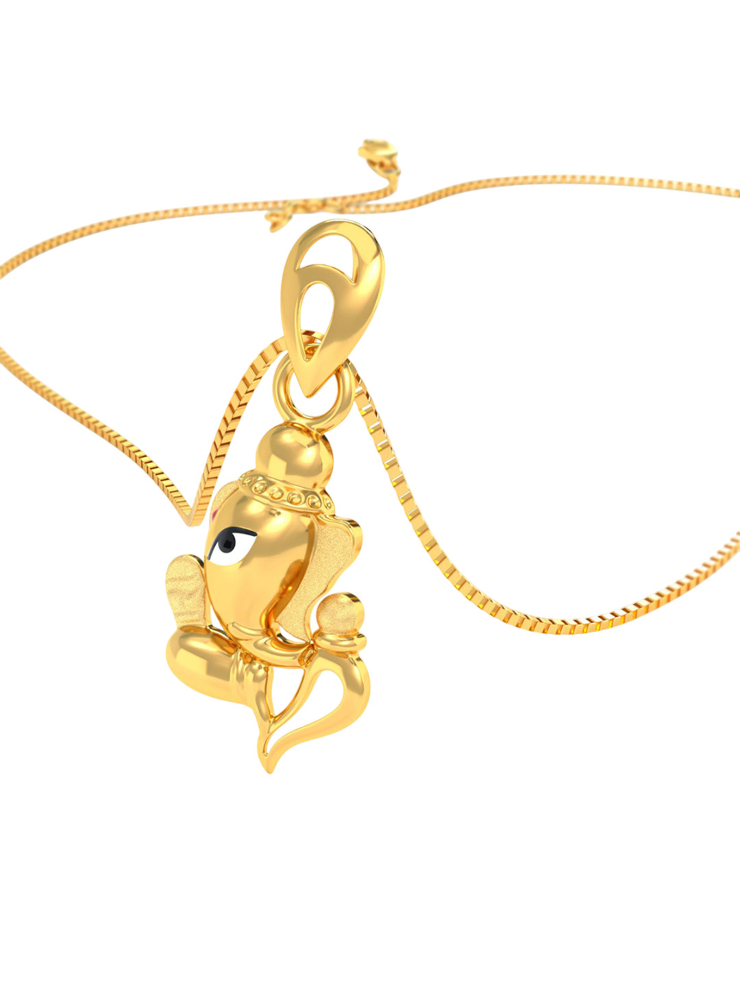Joyalukkas 22KT Gold Ganesh Pendant - 2.08 g