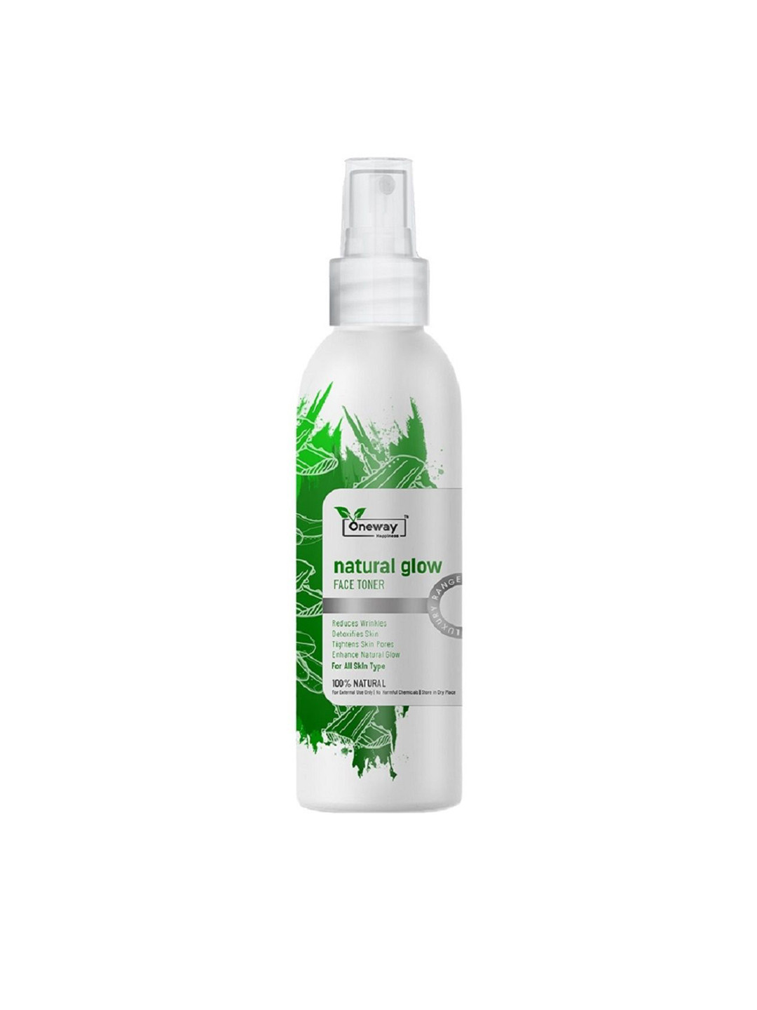 Oneway Happiness Neem & Aloe Vera Face Toner For Glowing Skin - 100 ml