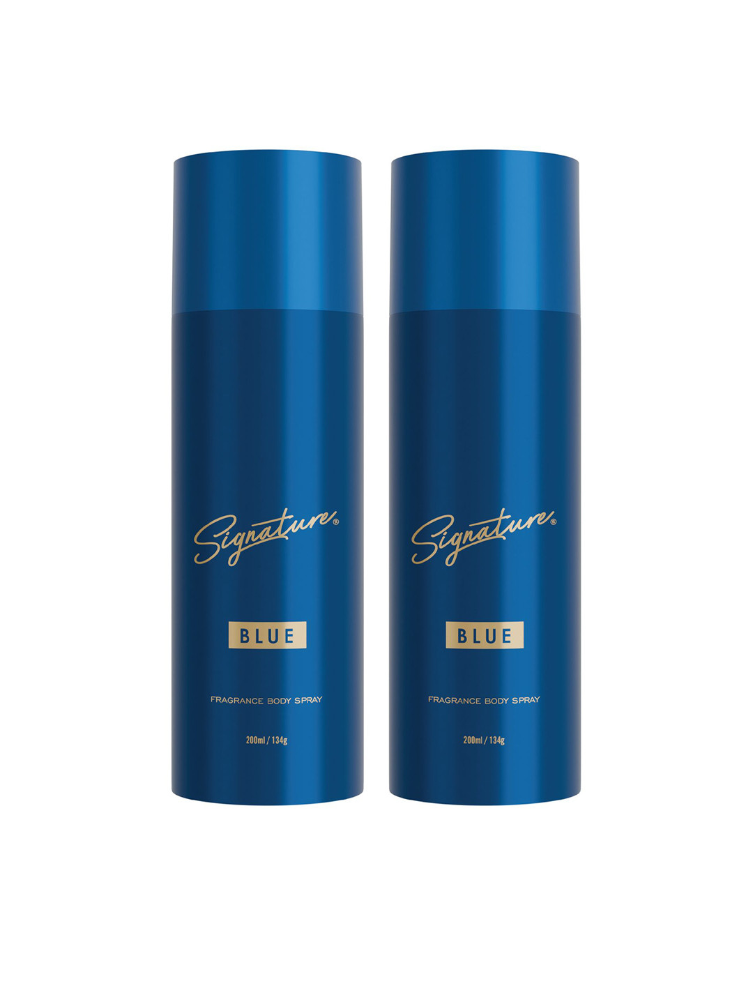 Signature Unisex Set Of 2 Long Lasting Deodorant Body Spray- 200 ml Each
