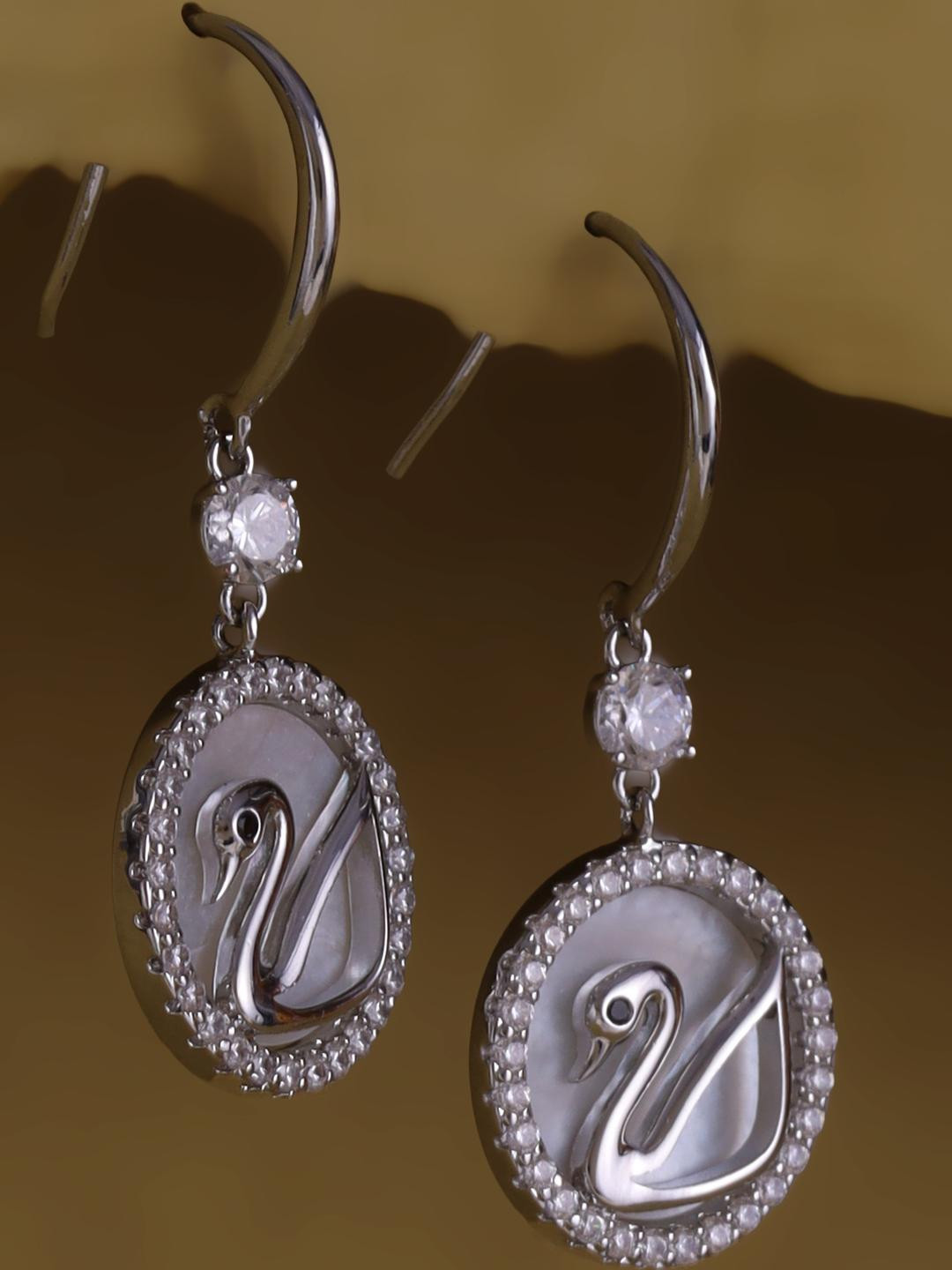 SALONI FASHION JEWELLERY Contemporary Drop Earrings