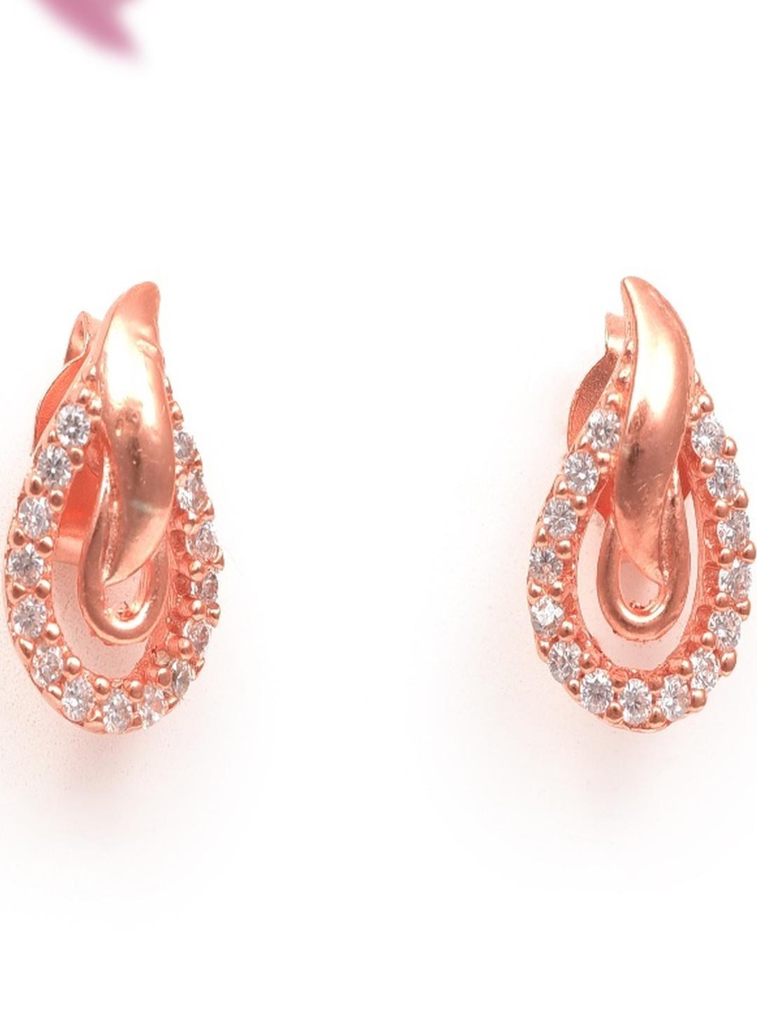 Vinayak Jewellers 925 Sterling Silver The Silver Frost Stud Earrings