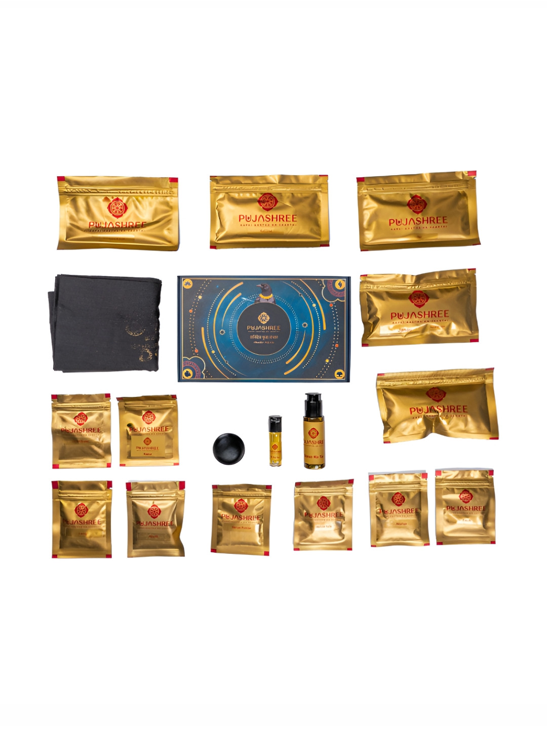 Pujashree Products Global Pvt Ltd. Blue Shanidev Ji Puja Kit