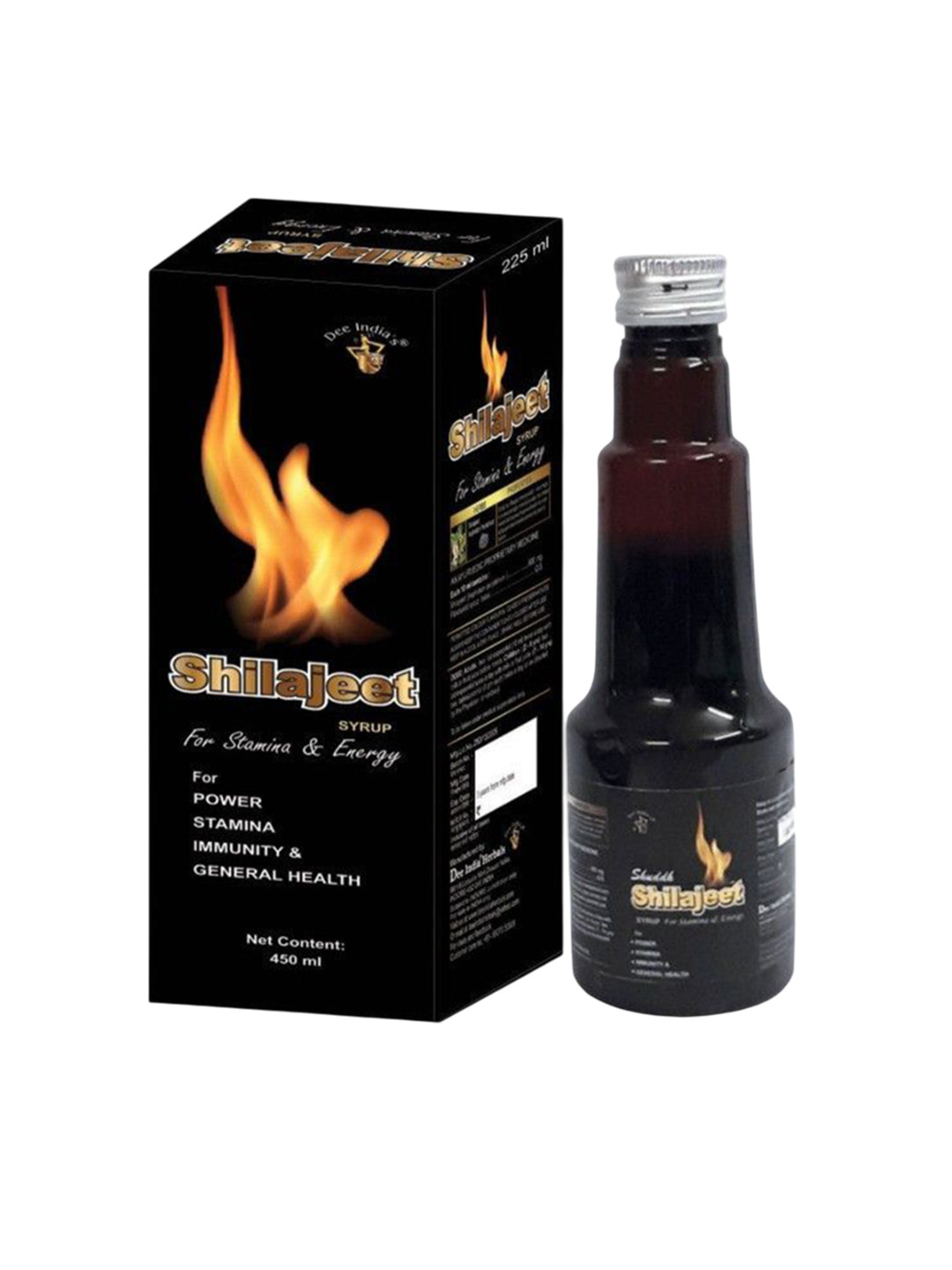 Dee india Herbals Shialajeet For Stamina & Energy Syrup - 225 ml