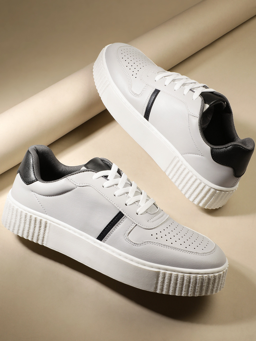 The Roadster Lifestyle Co. Women Preforated Sneakers
