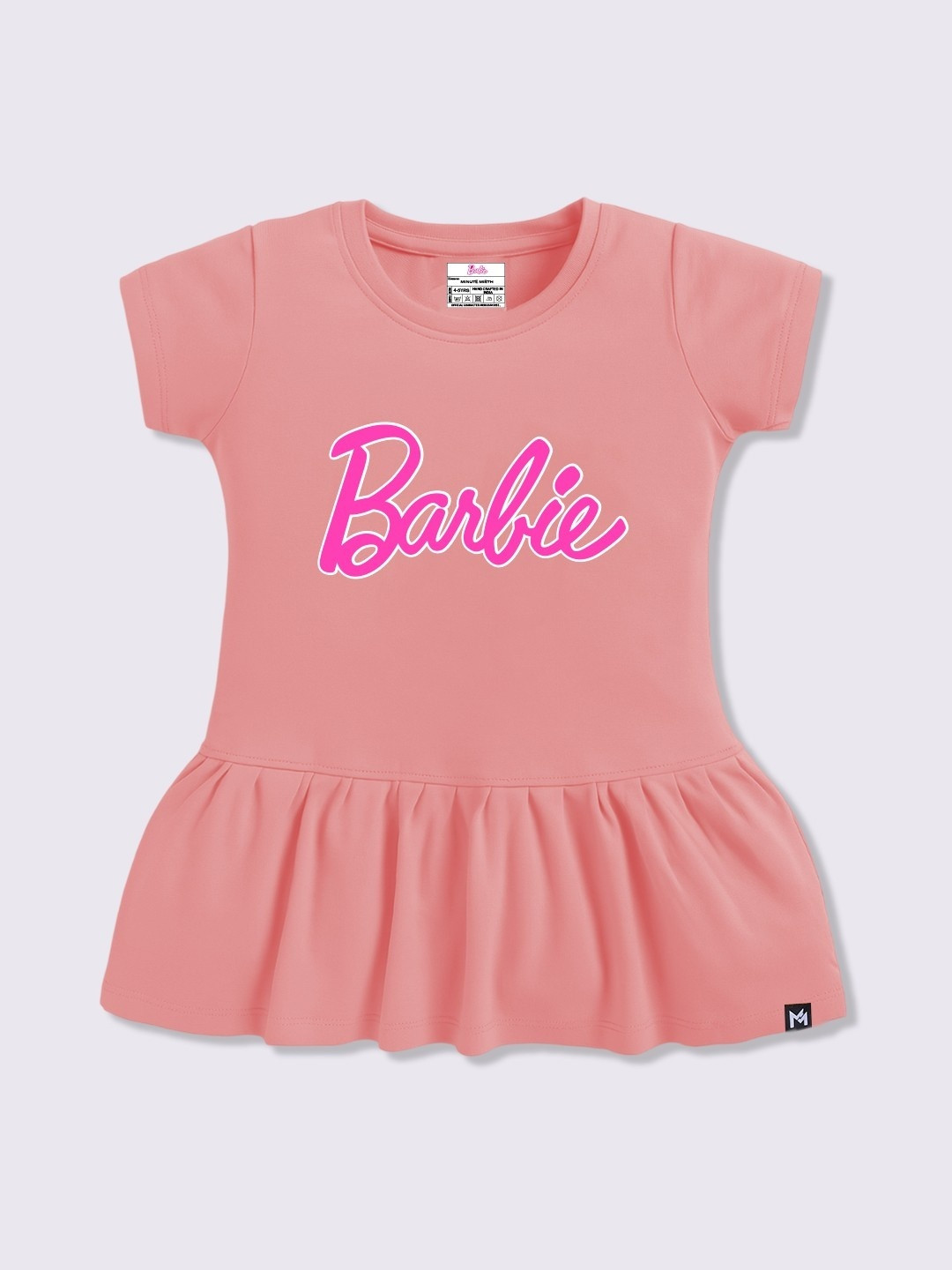 YK X Minute Mirth Barbie Printed A-Line Dress