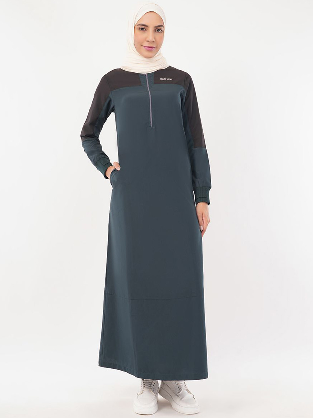 IDH London Contrast Flow Colourblocked Urban Jilbab