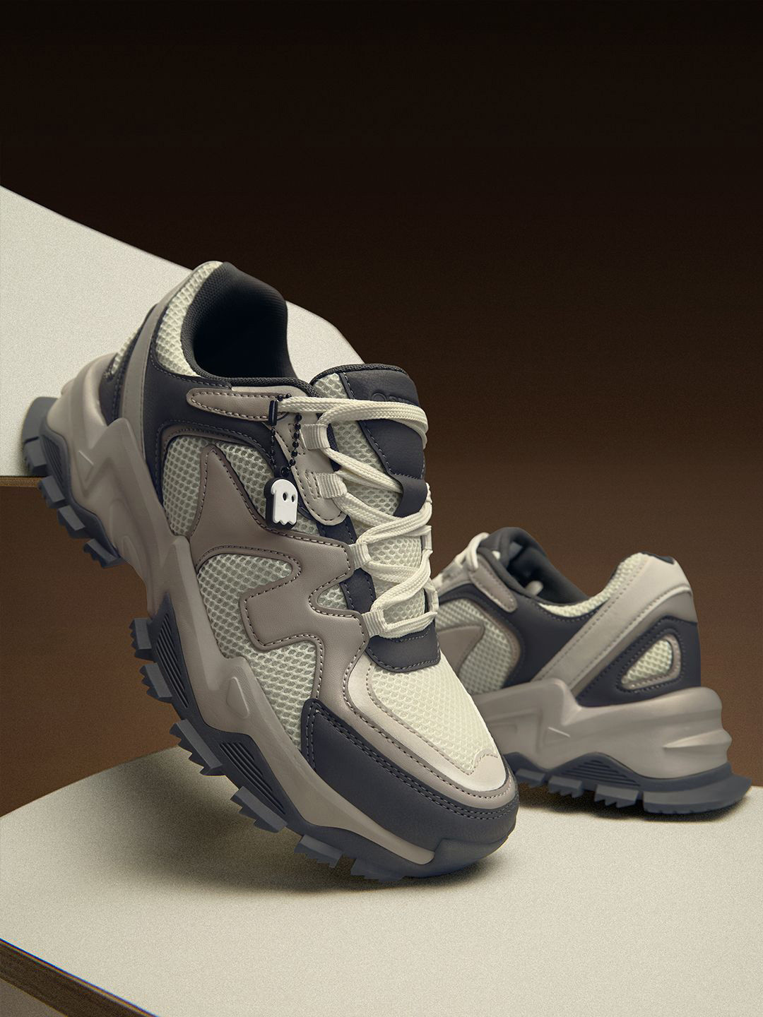 The Souled Store Fumes NX Shadow Men Colourblocked Sneakers