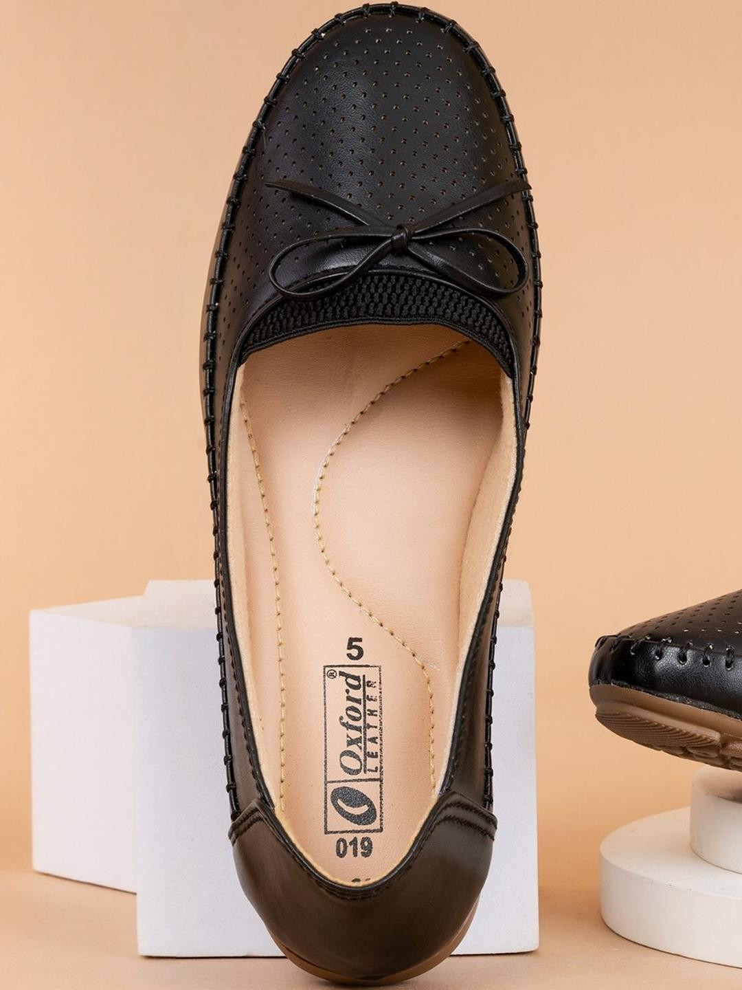 Powermerc Women Black Synthetic leather Bellies